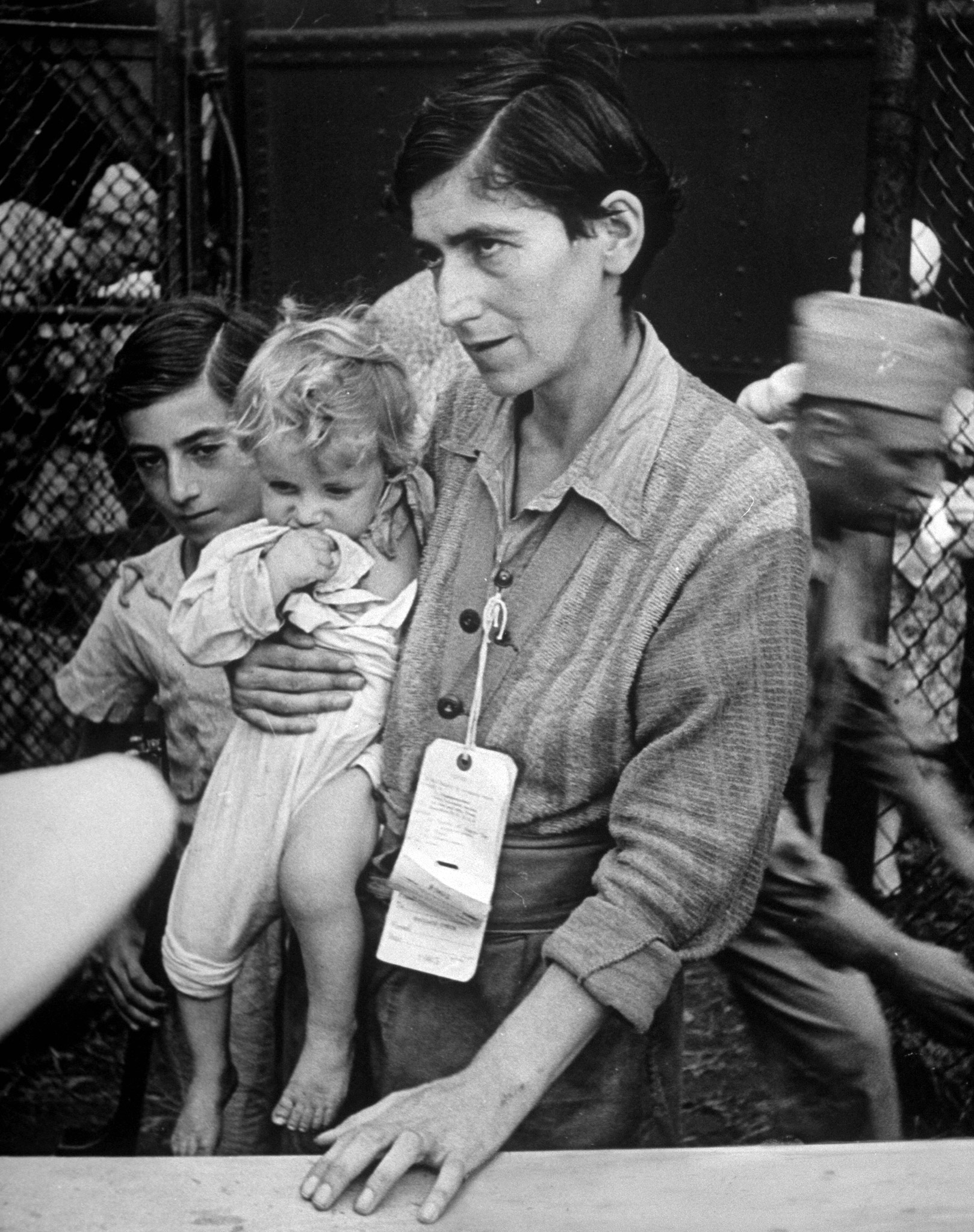 World War II refugees who arrived in New York in 1944.