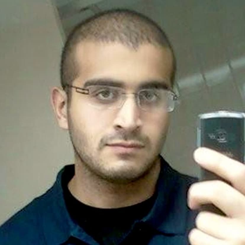 Undated photo from a social media account of Omar Mateen