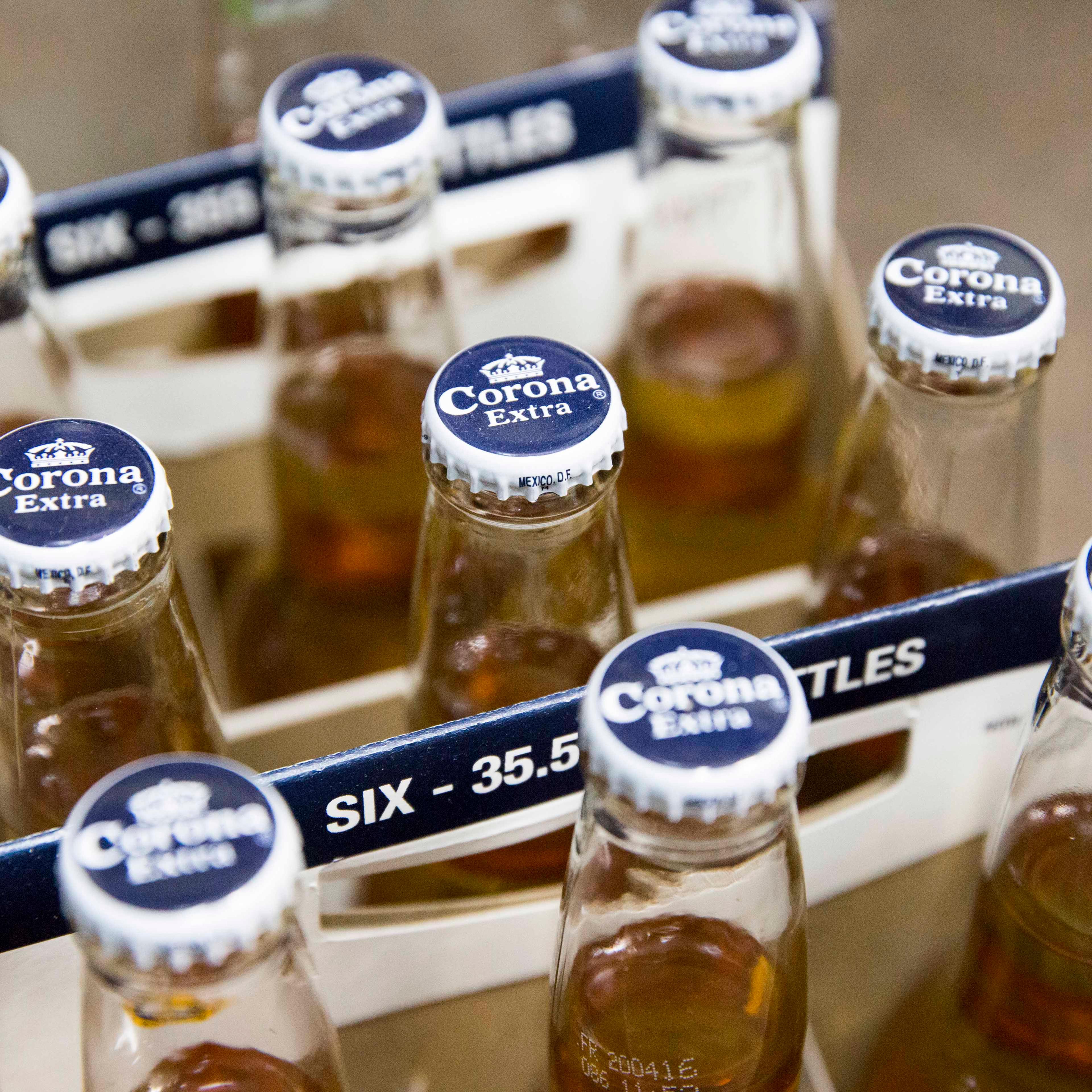 AB InBev And SABMiller Beers On Display Following $106 Billion Deal