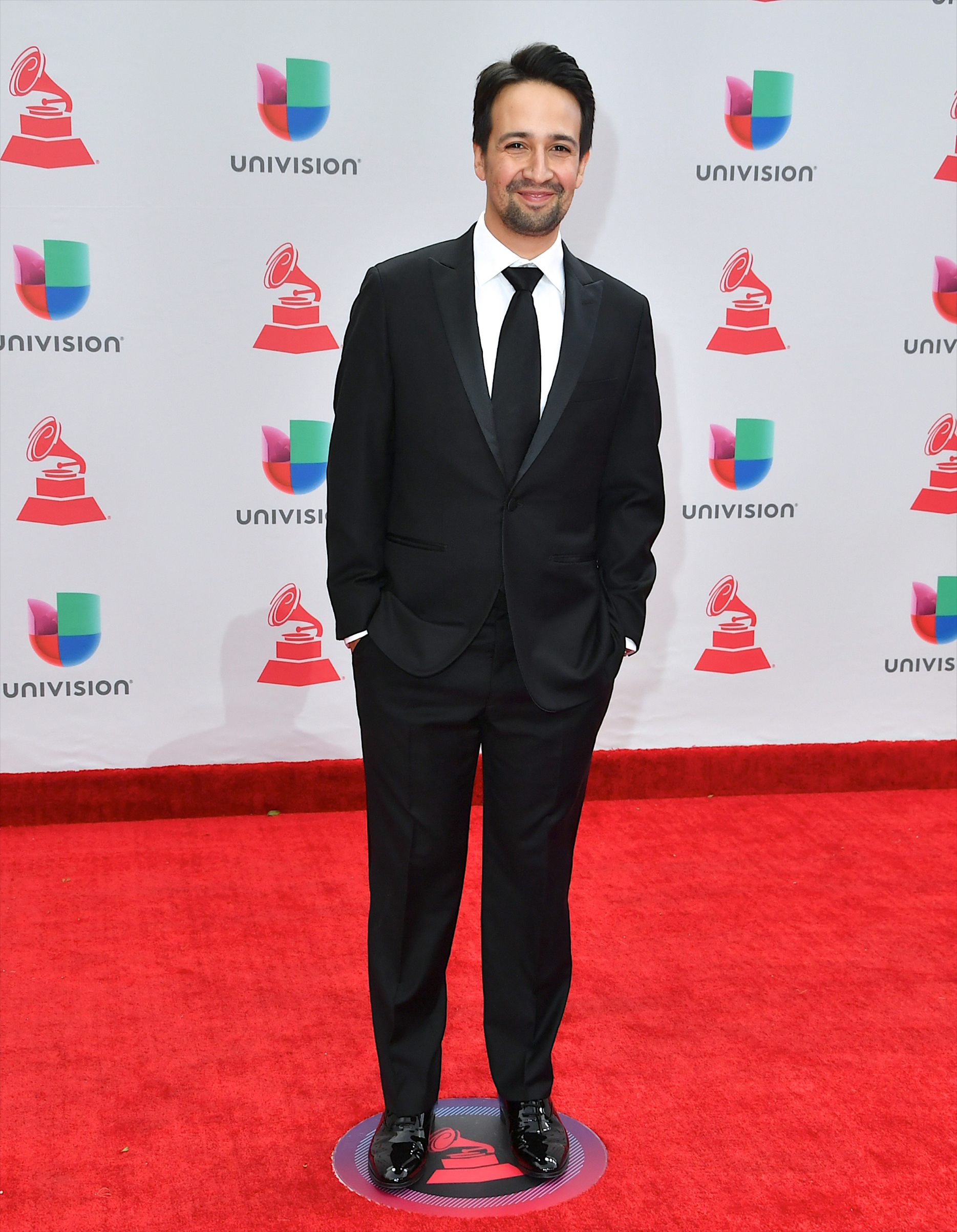 Lin-Manuel Miranda attends the 18th Annual Latin Grammy Awards at MGM Grand Garden Arena on November 16, 2017 in Las Vegas, Nevada.