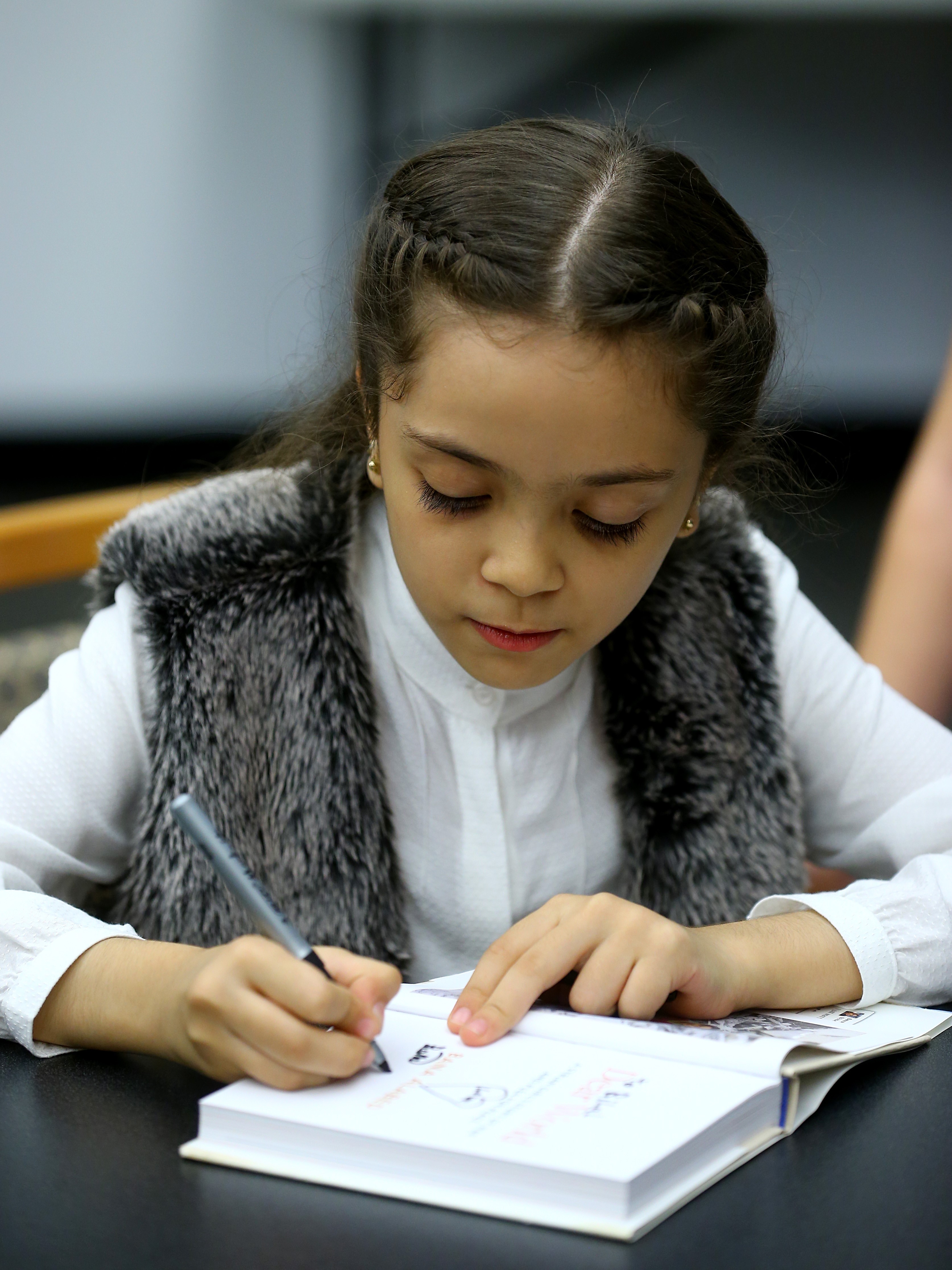 Introduction of Syrian girl Bana Alabed's book in New York