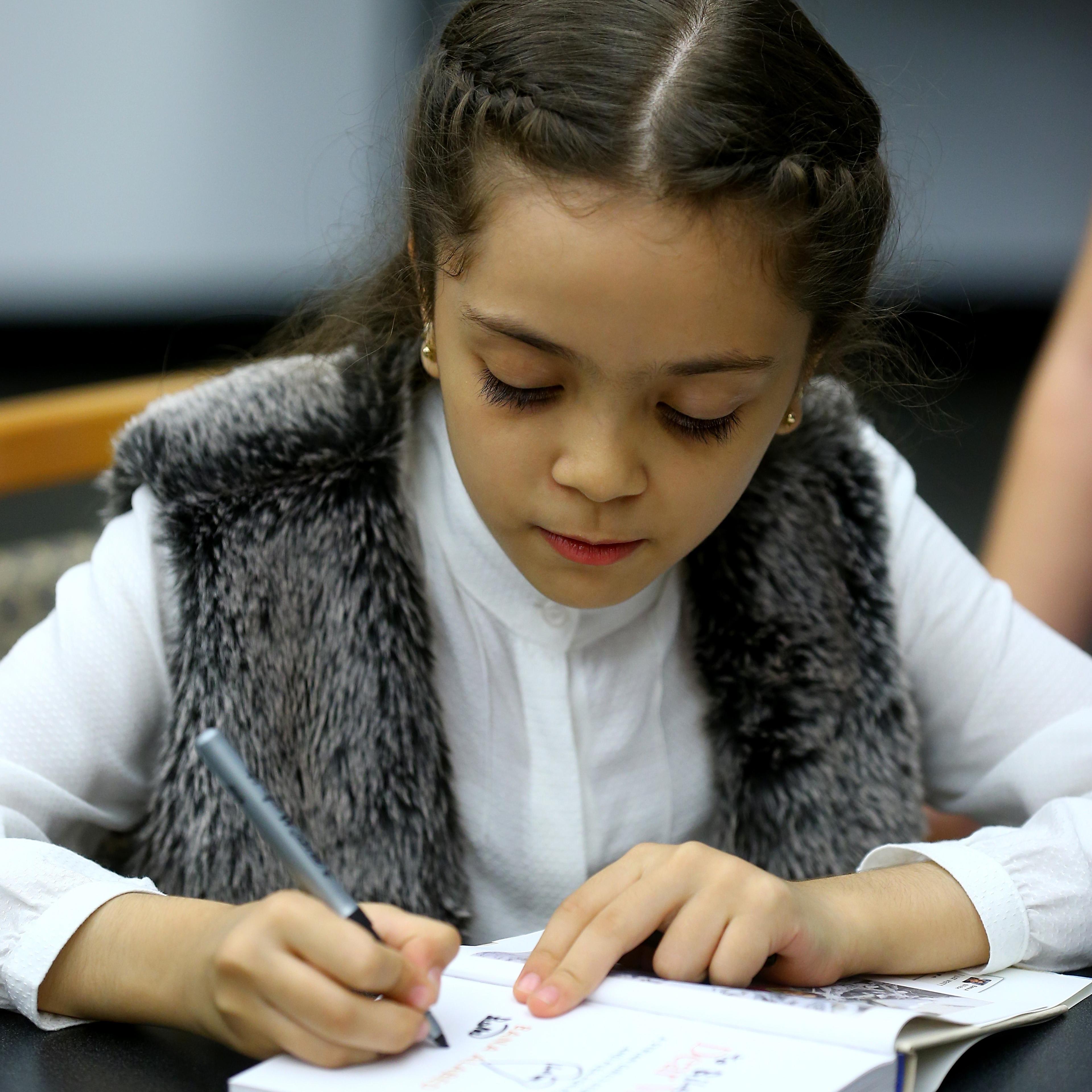 Introduction of Syrian girl Bana Alabed's book in New York