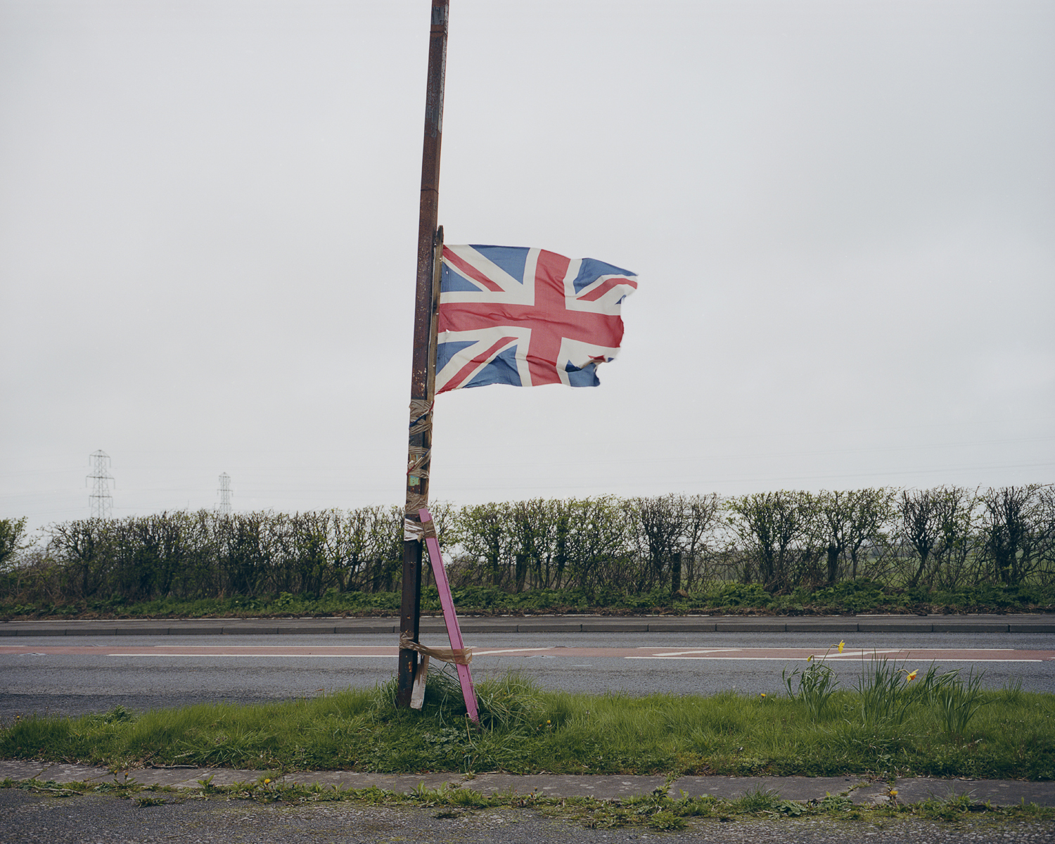 The Union Jack is a combination of the English, Scottish and Northern Irish national flags. 