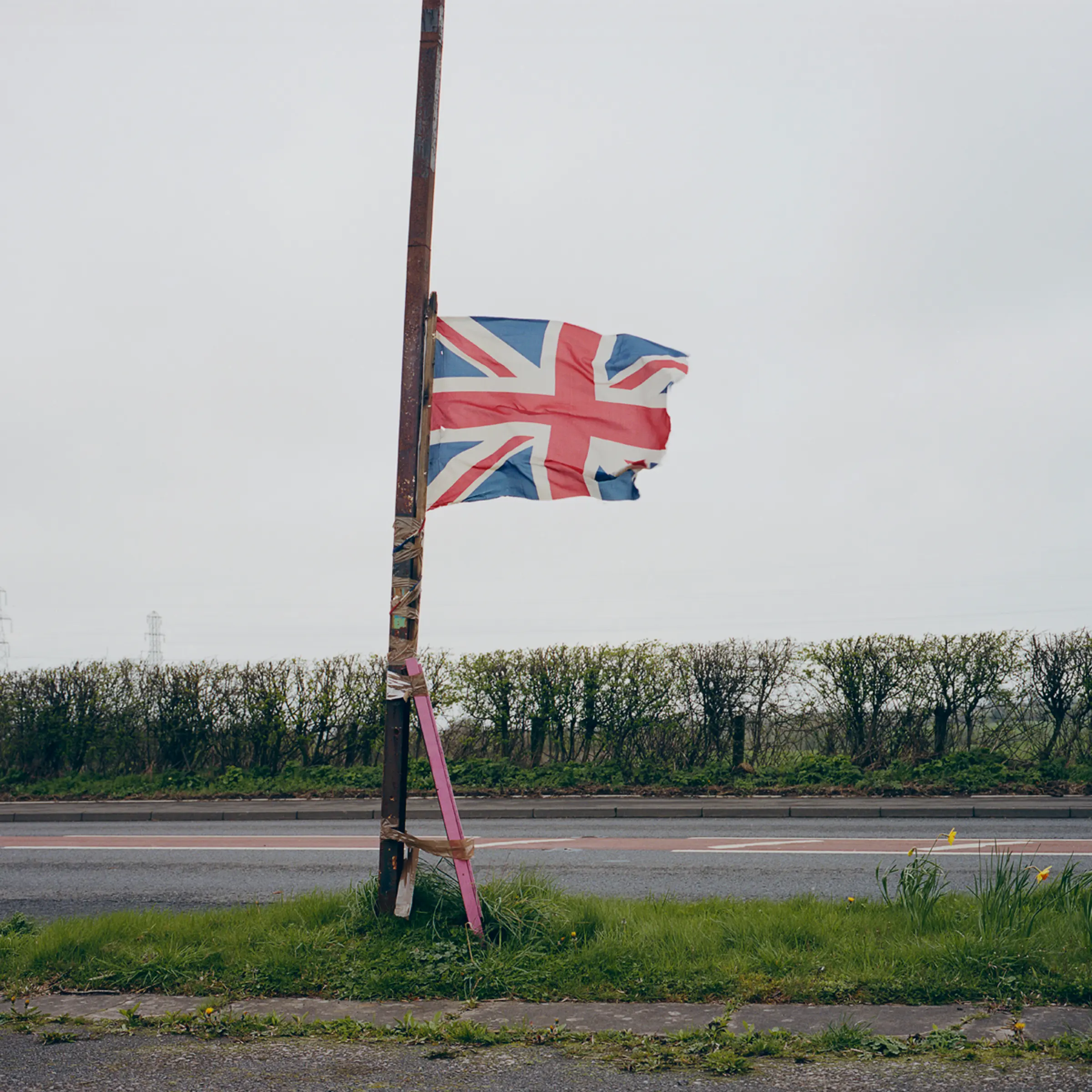 The Union Jack is a combination of the English, Scottish and Northern Irish national flags.