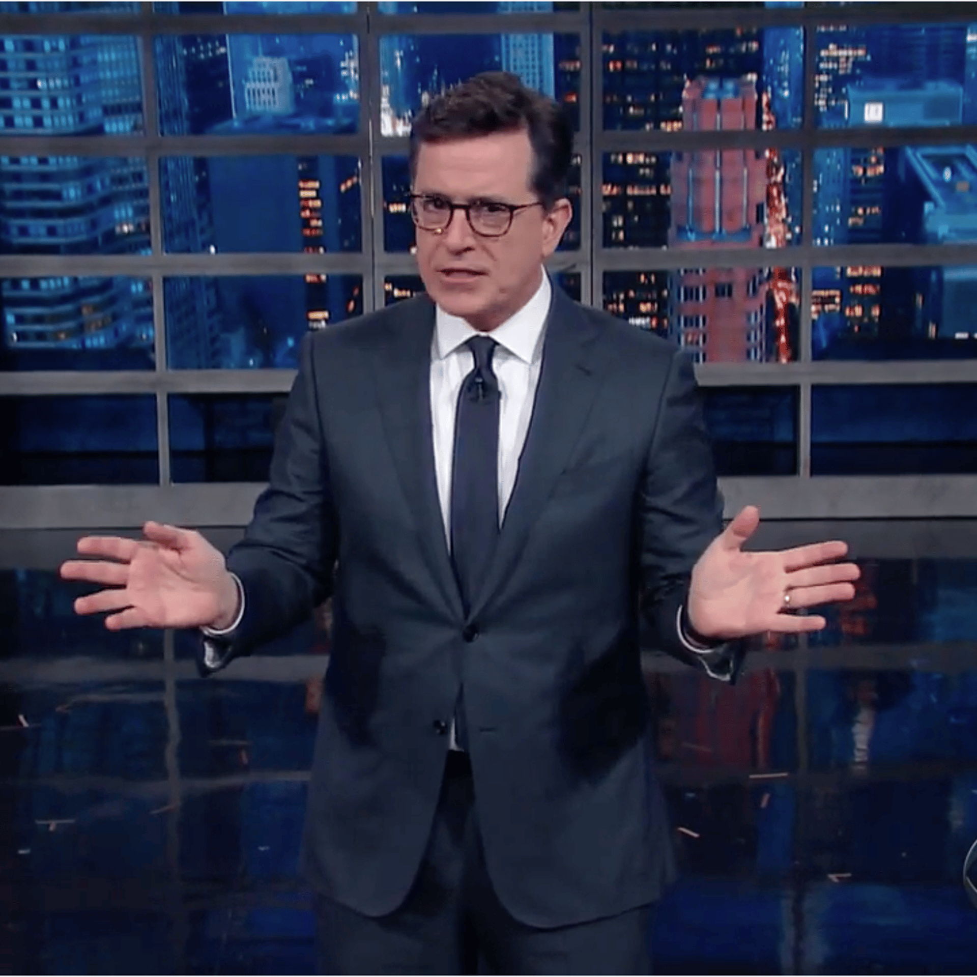 Stephen Colbert on <em>The Late Show</em>