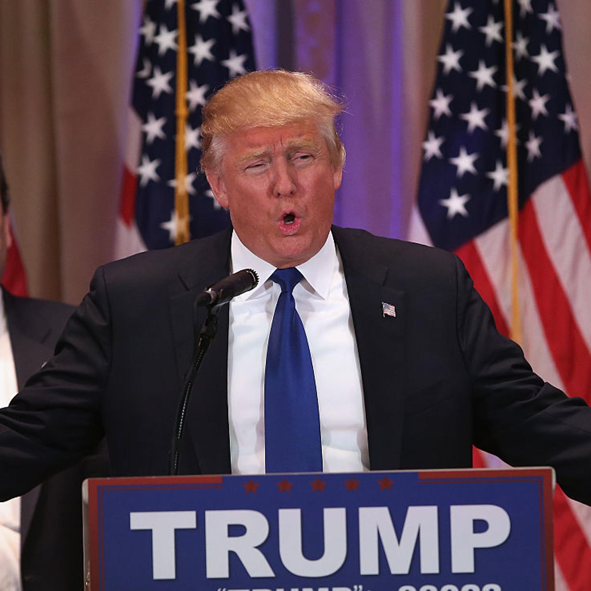 Donald Trump Holds Super Tuesday Election Night Press Conf. In Palm Beach