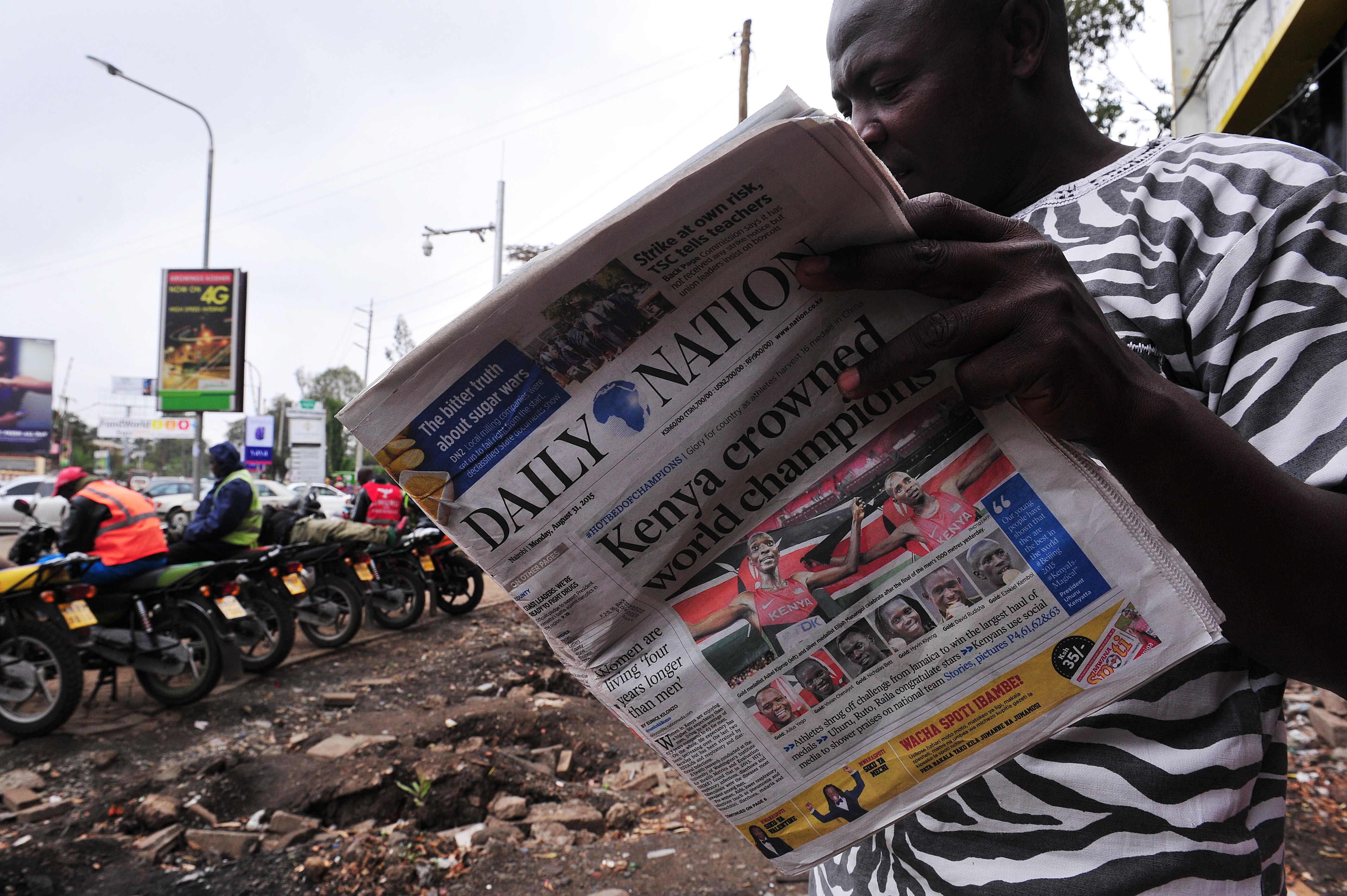 KENYA-ATHLETICS-NEWSPAPER