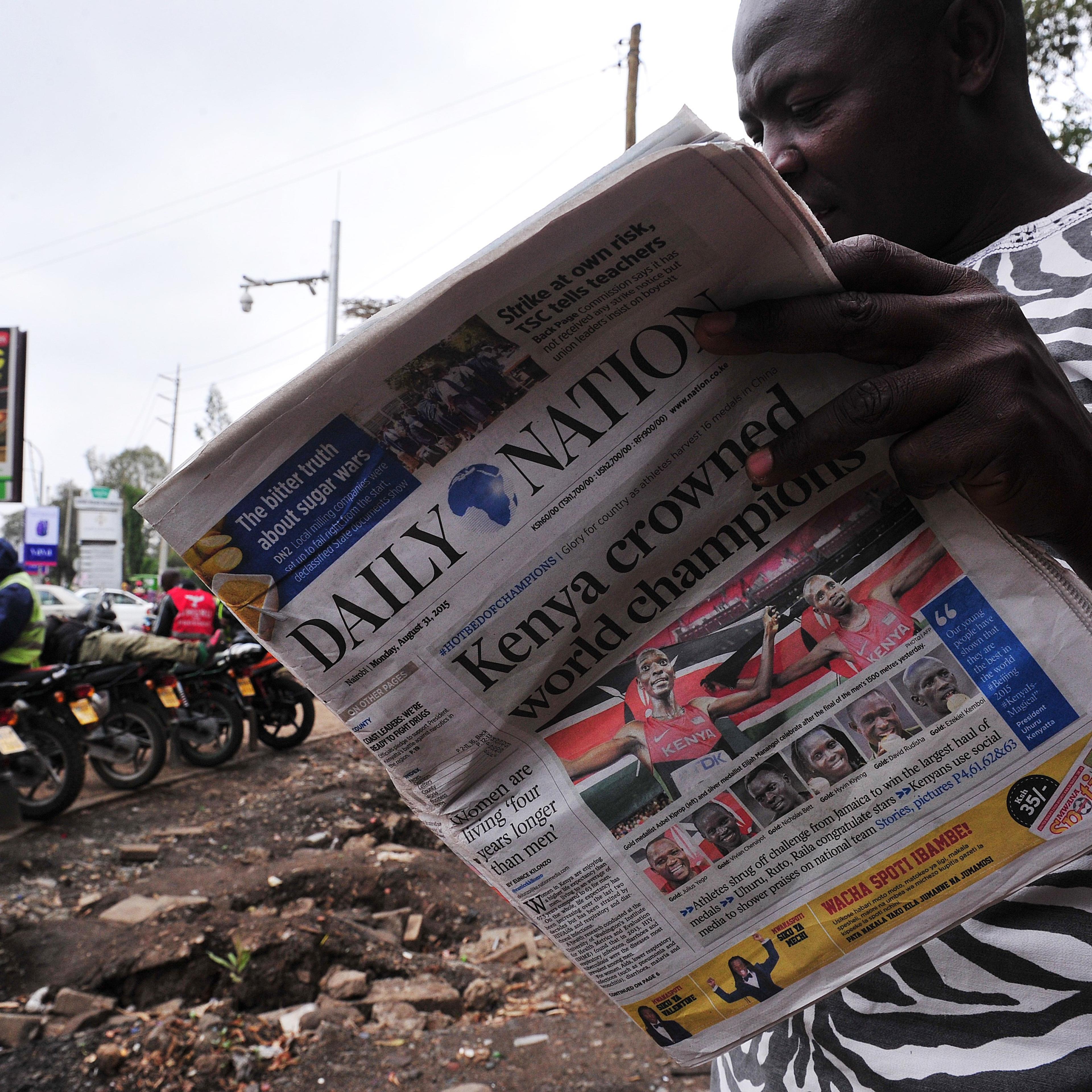 KENYA-ATHLETICS-NEWSPAPER