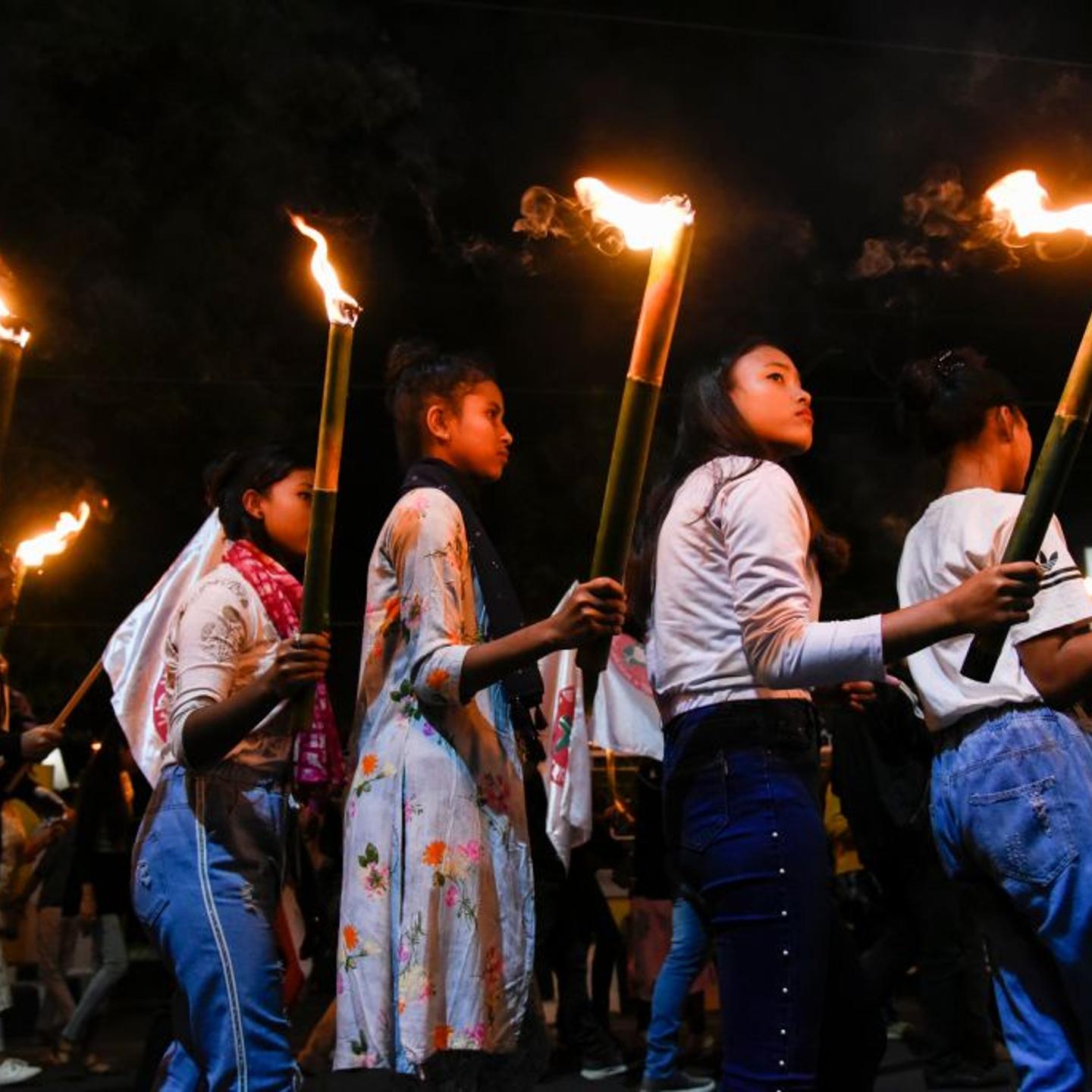 Protest Against Citizenship Amendment Bill In Assam
