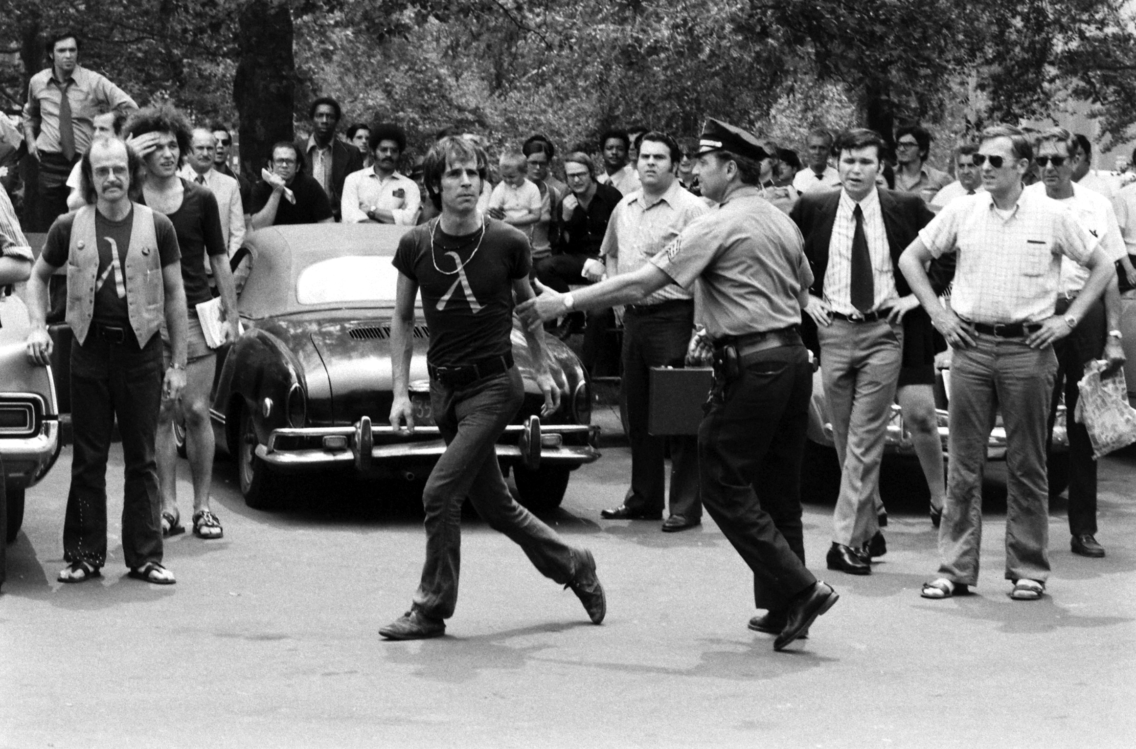 Gay rights protest, 1971.