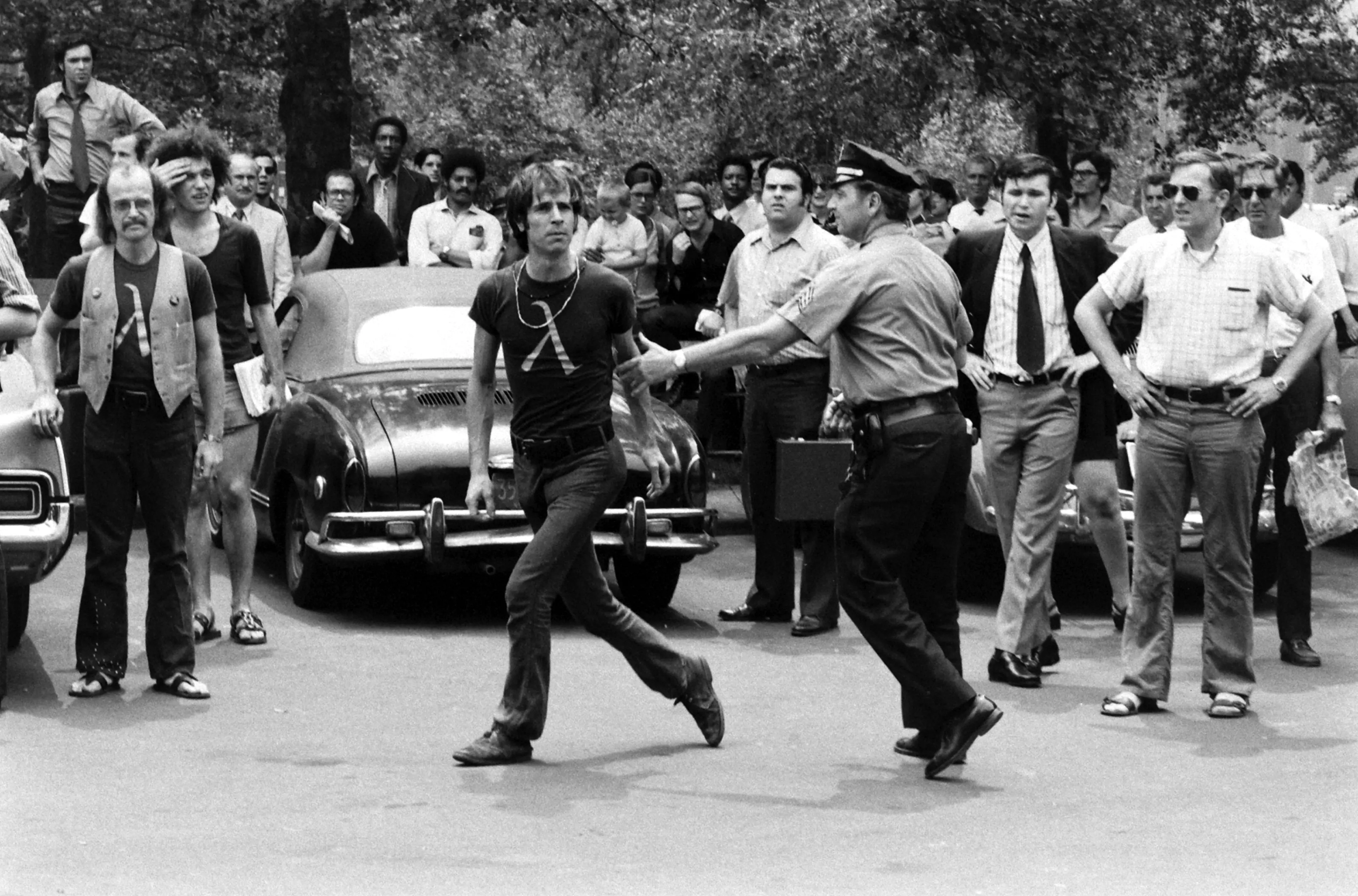 Gay rights protest, 1971.