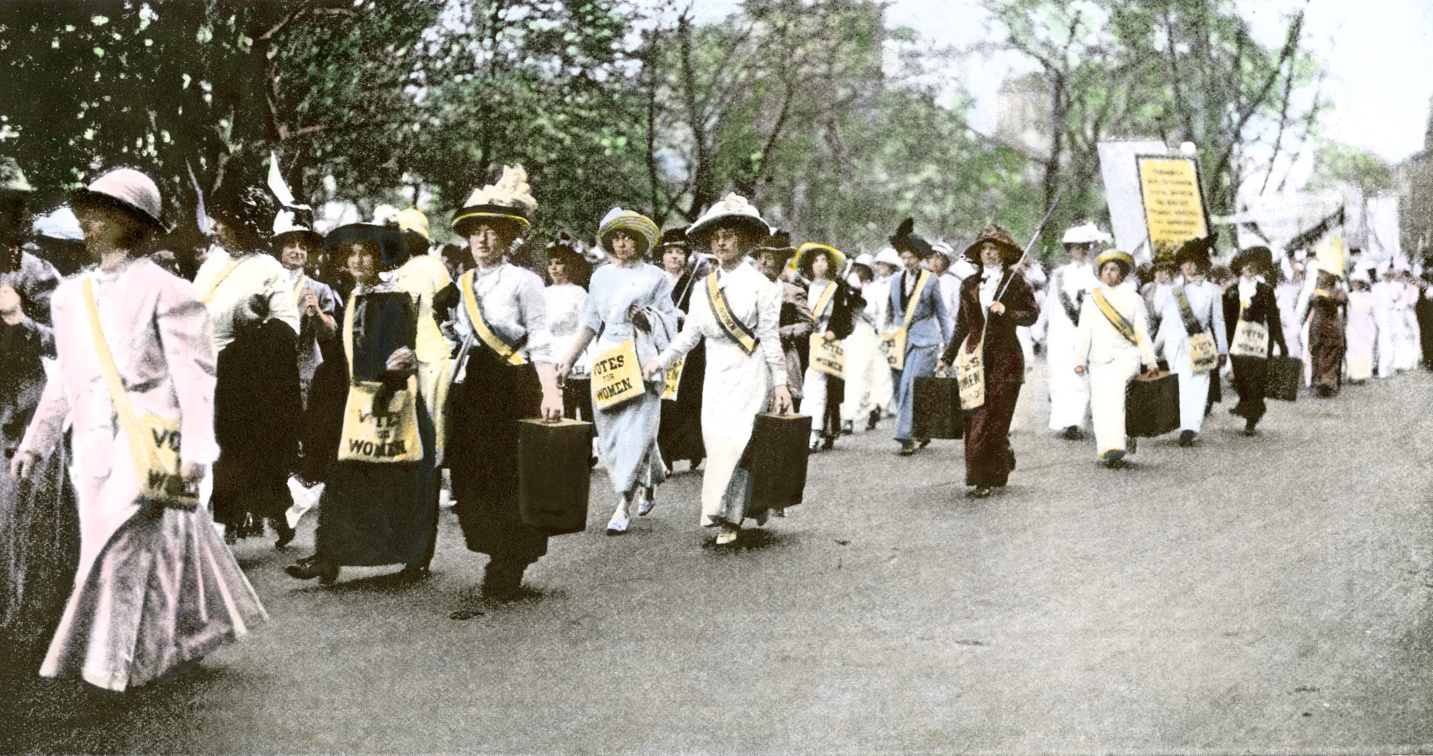 Suffragettes in New York City, 1912