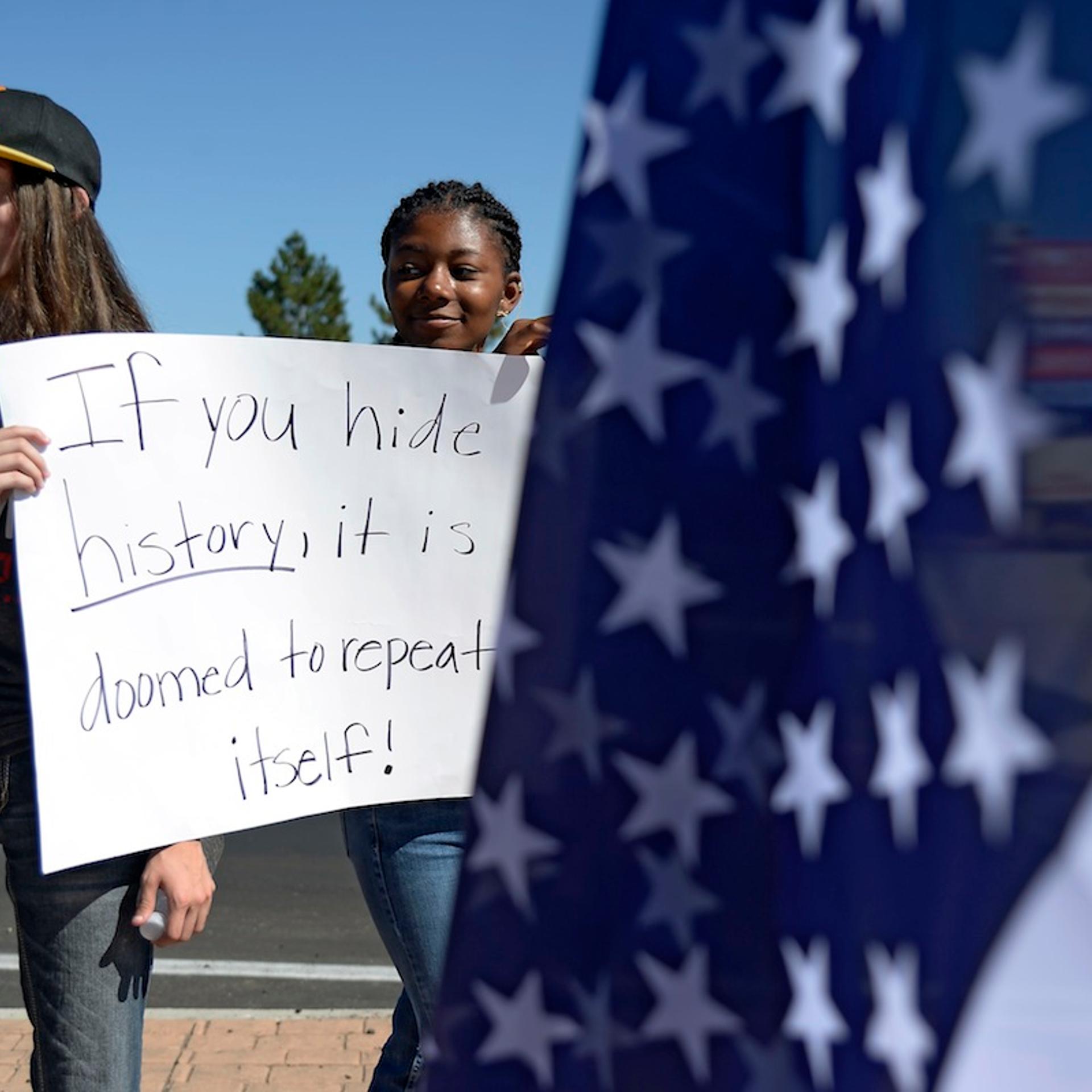 Students protest proposed AP History changes