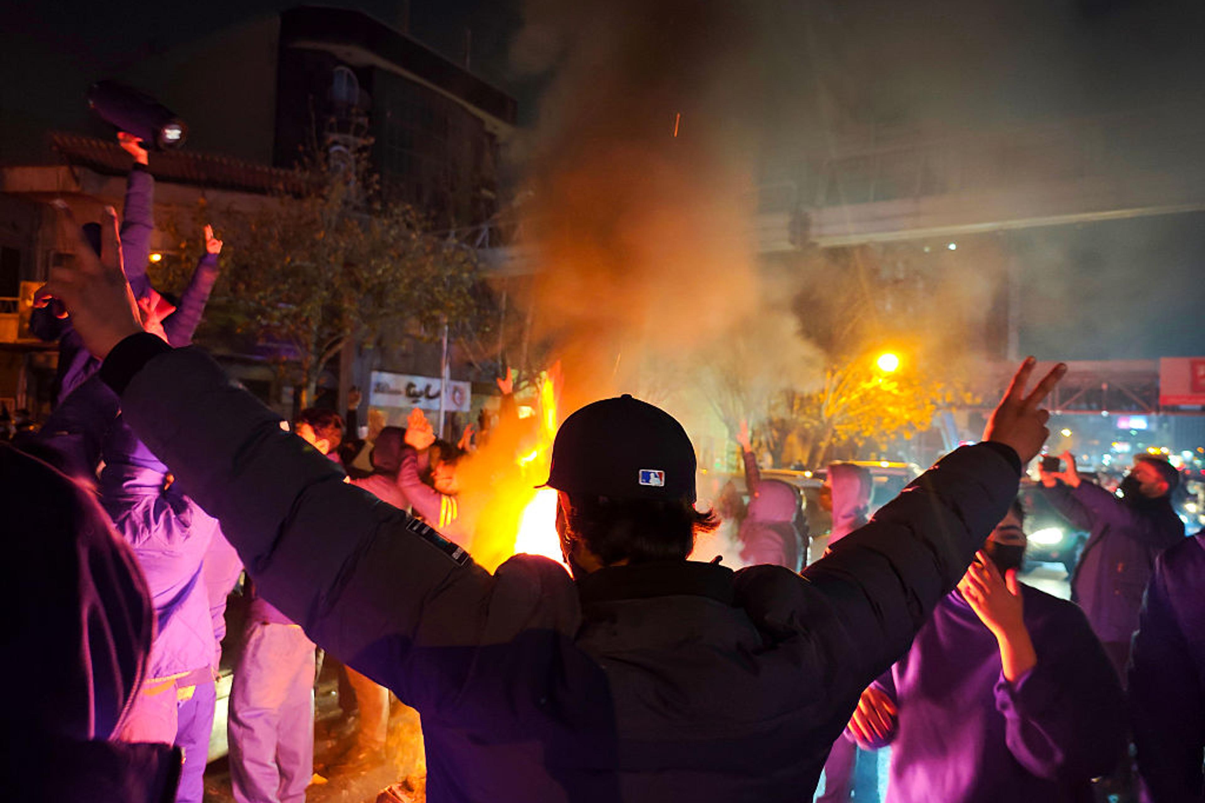 Unrest In Iran As Protesters Demonstrate Over Economic Crisis
