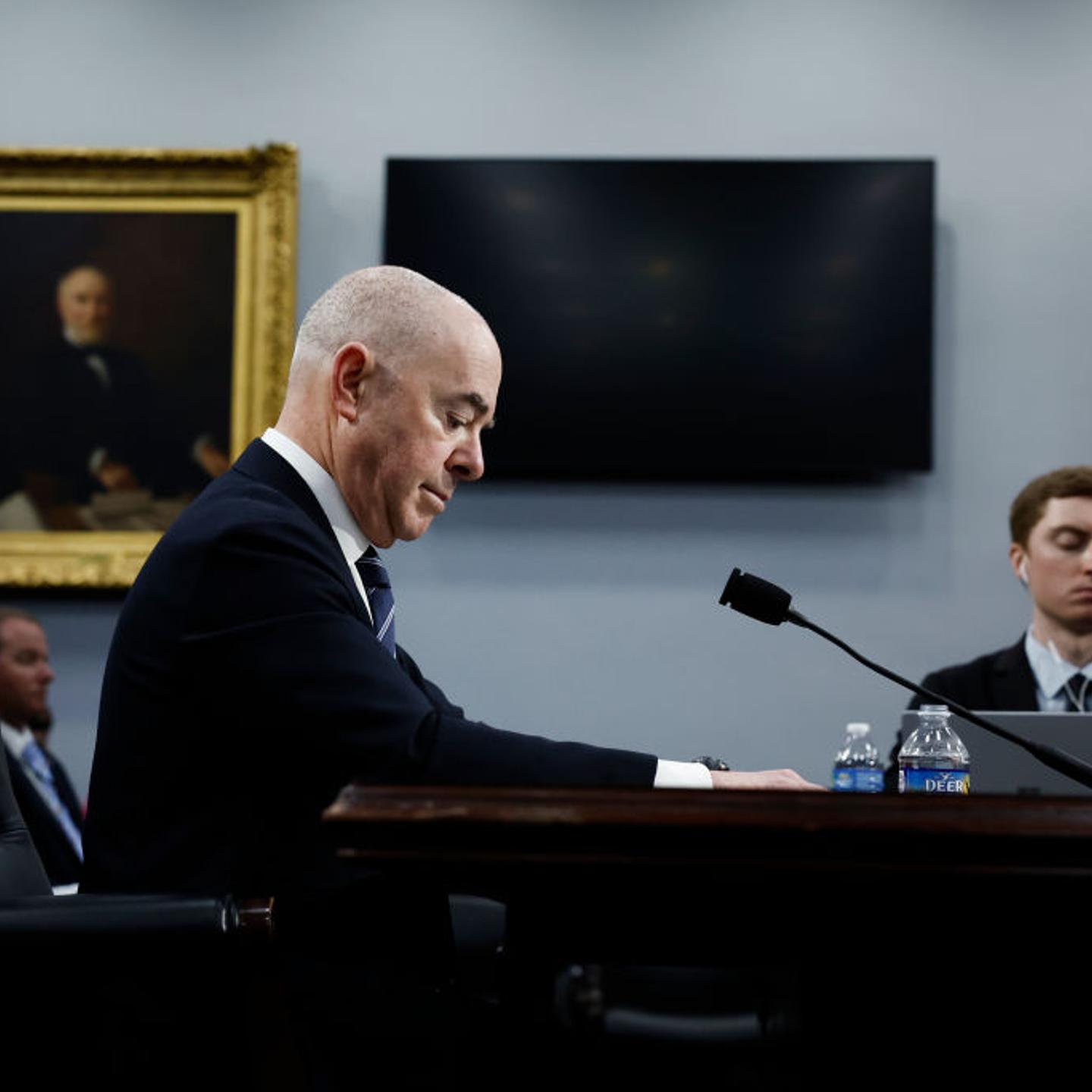 DHS Secretary Mayorkas Testifies Before House And Senate Hearings