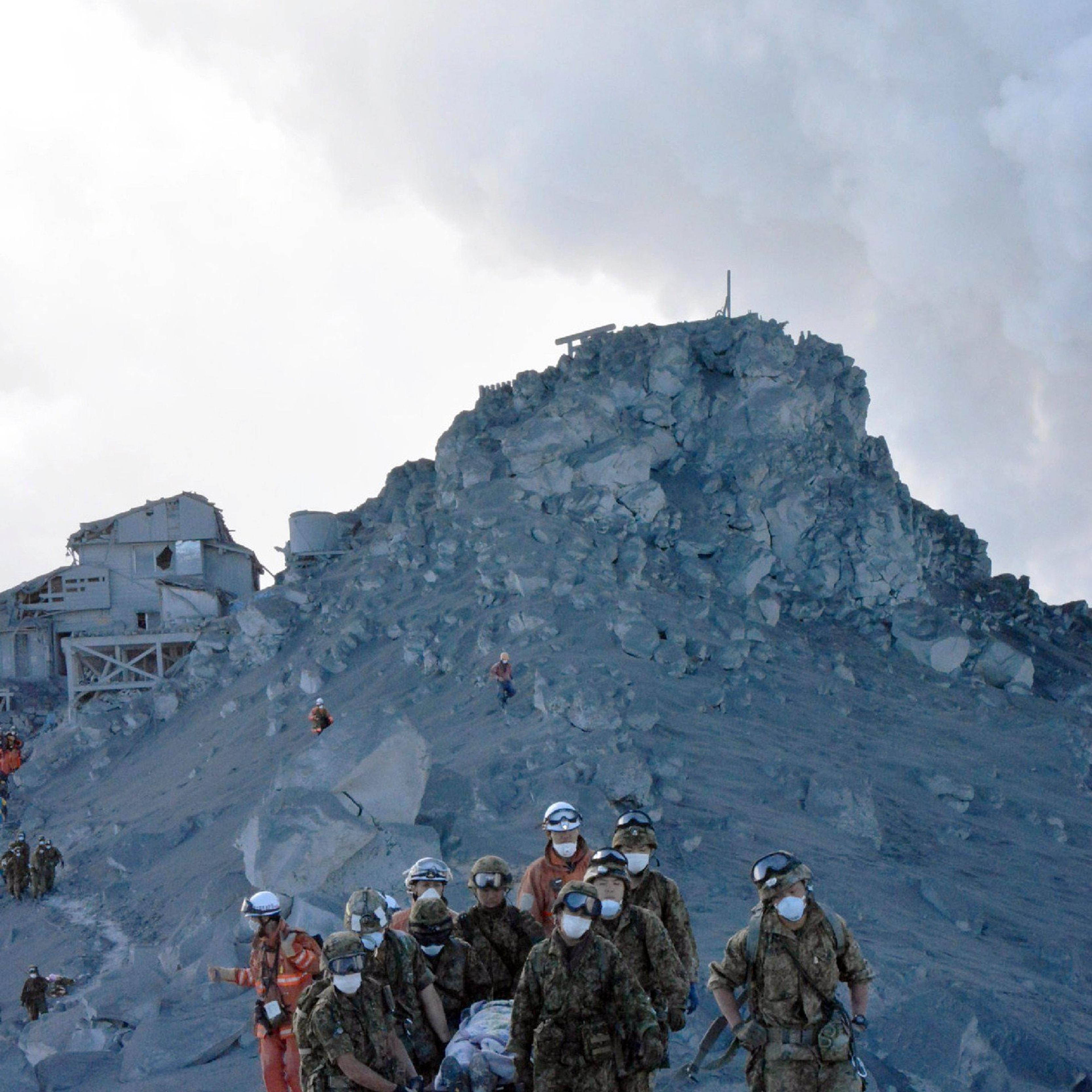 Japan Volcano Rescue