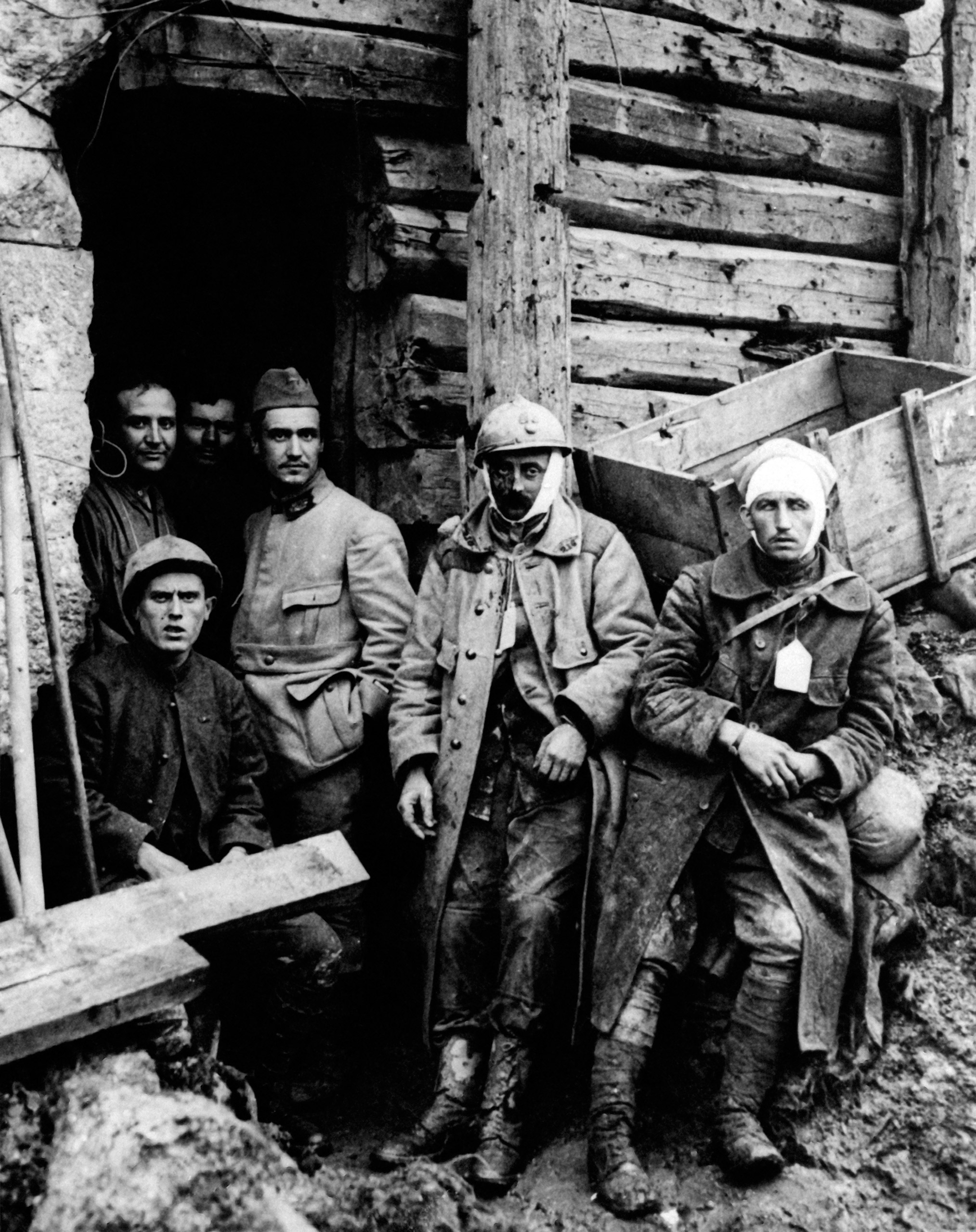 WWI Battle of Verdun in France, 1916.