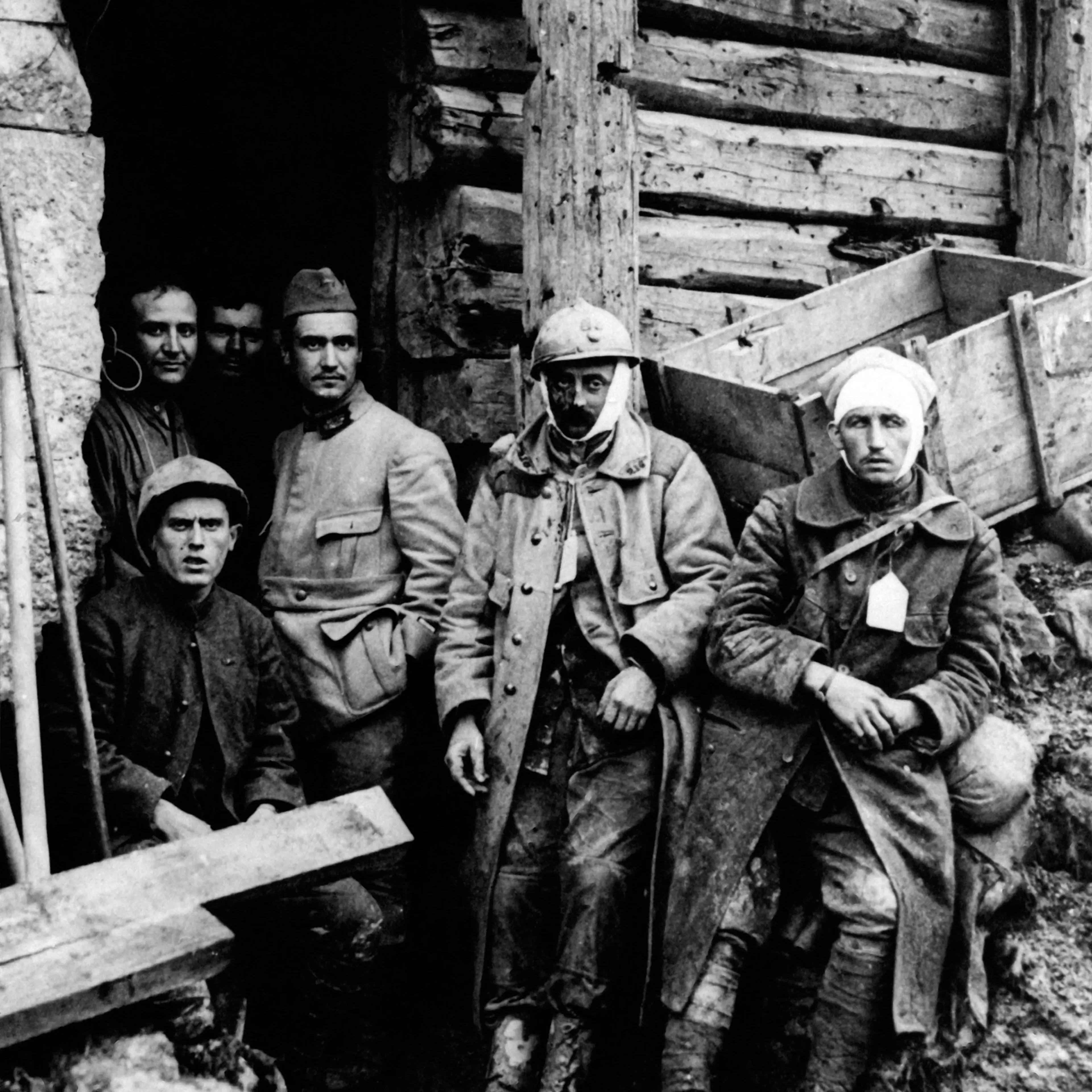 WWI Battle of Verdun in France, 1916.