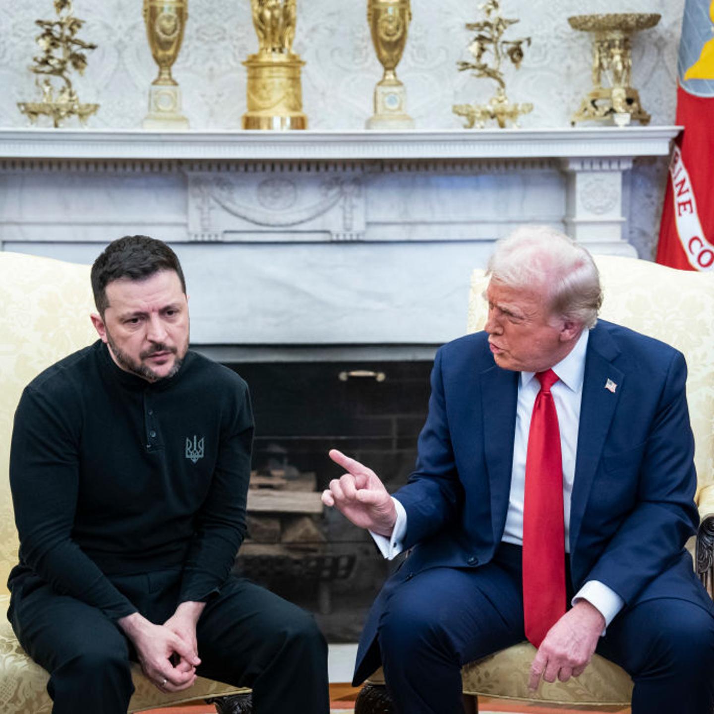 Trump and Zelensky White House