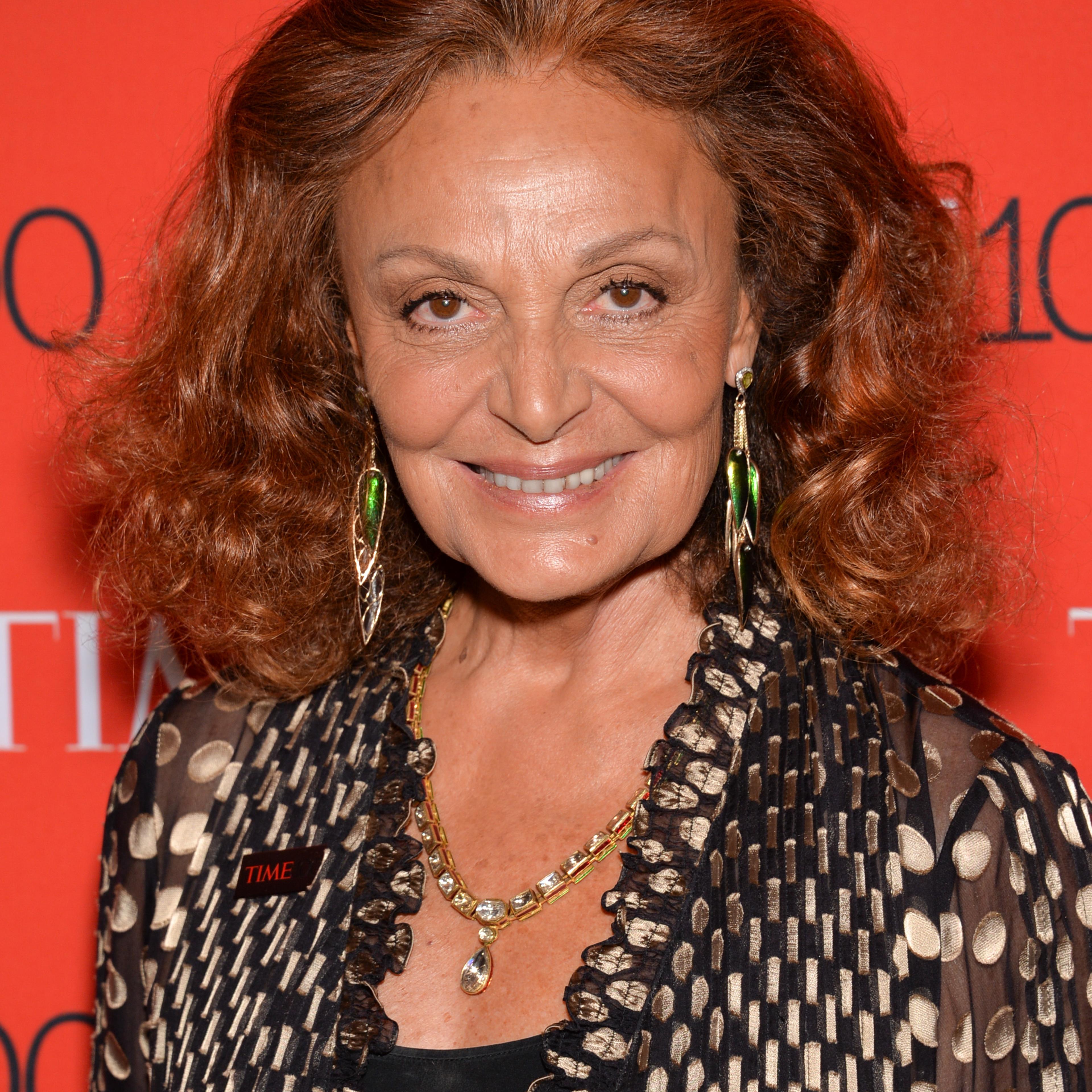Diane von Furstenberg attends the TIME 100 Gala in New York City on April 21, 2015.