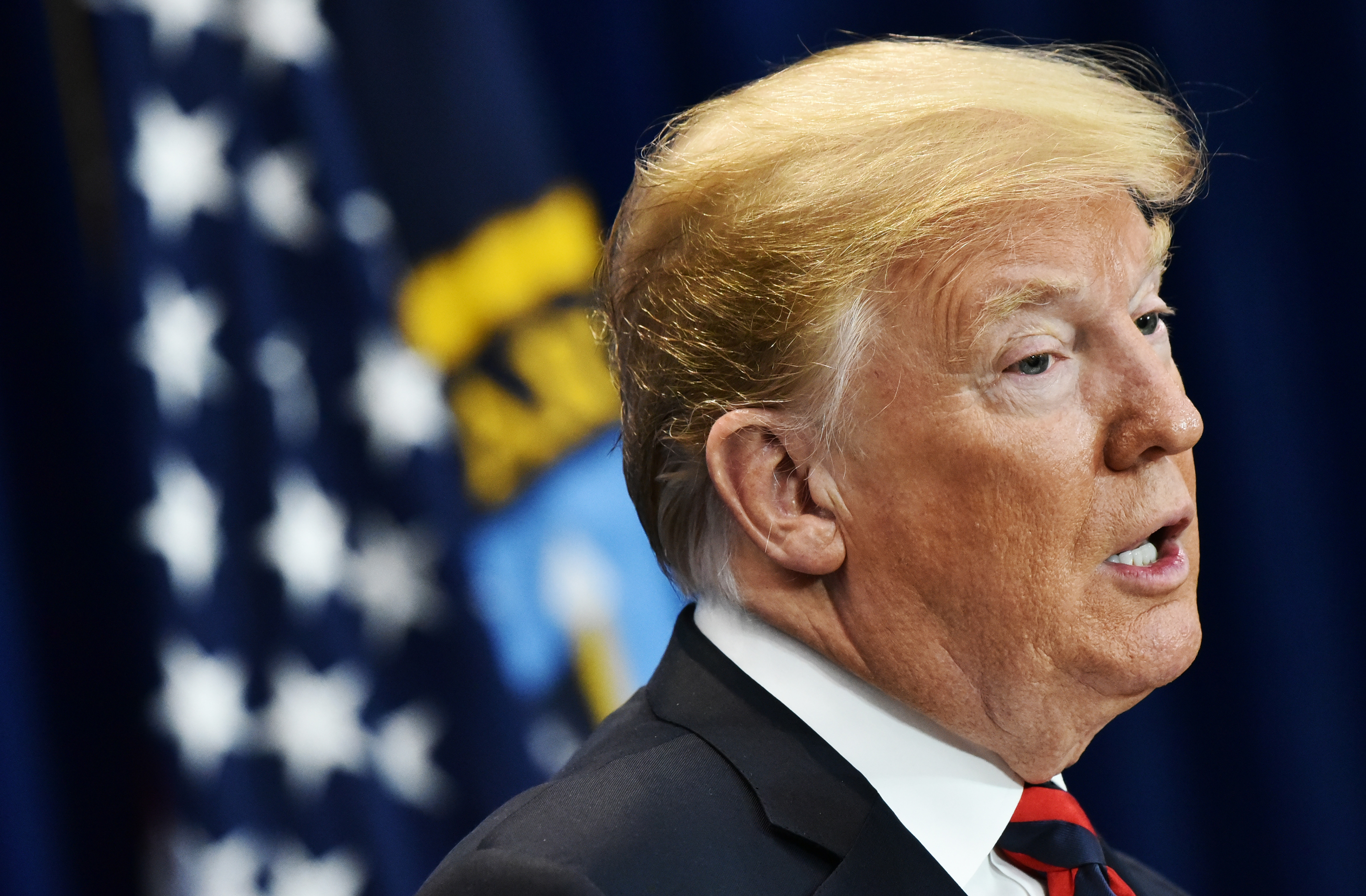 President Trump speaking