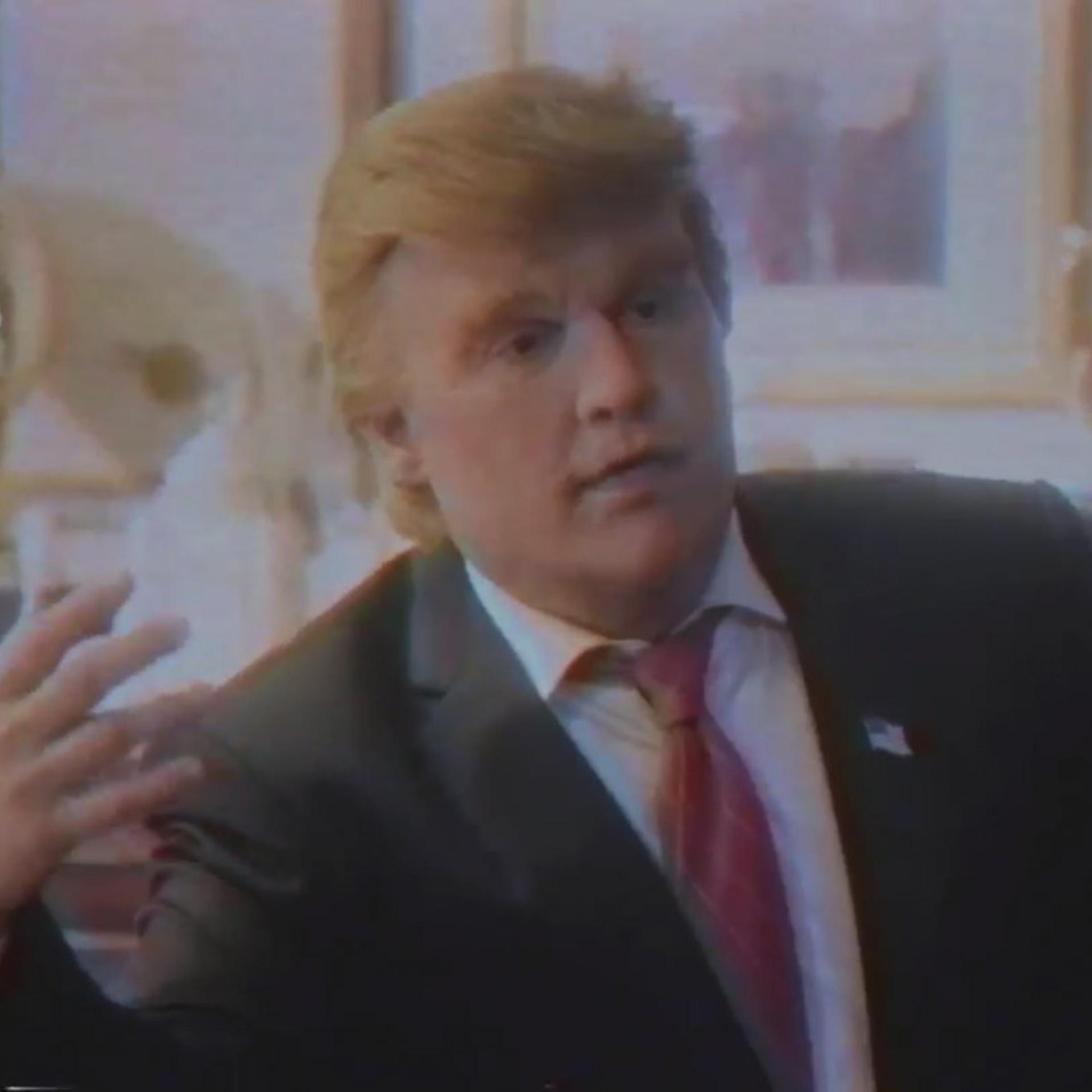 Johnny Depp is seen as Donald Trump in a new satirical film released by Funny or Die.