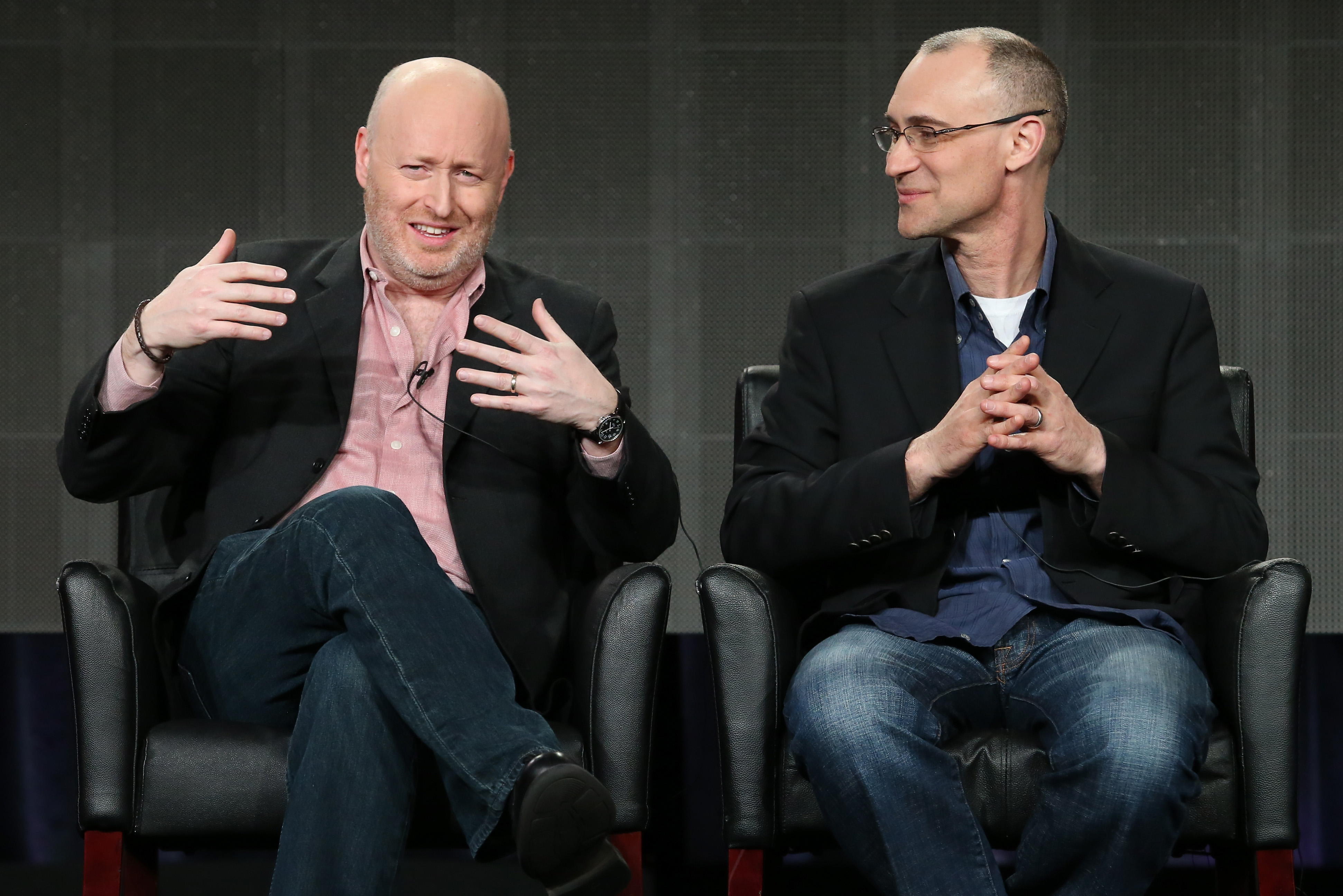 speaks onstage during the 'The Americans' panel discussion at the FX Networks portion of the Television Critics Association press tour at Langham Hotel on January 18, 2015 in Pasadena, California.