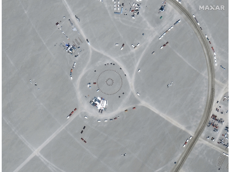 Burning map satellite image