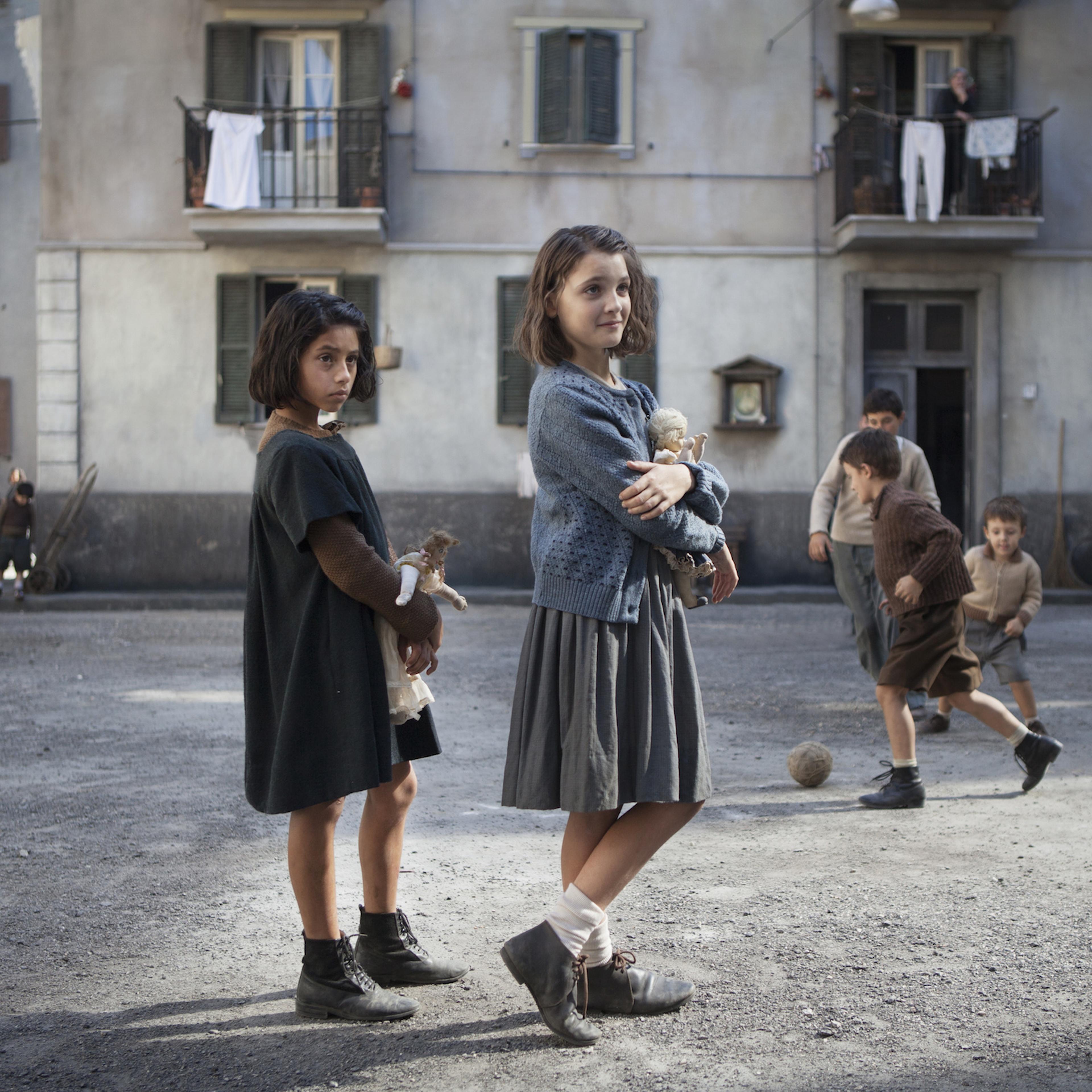 Ludovica Nasti and Elisa Del Genio in the first episode of HBO's 'My Brilliant Friend'