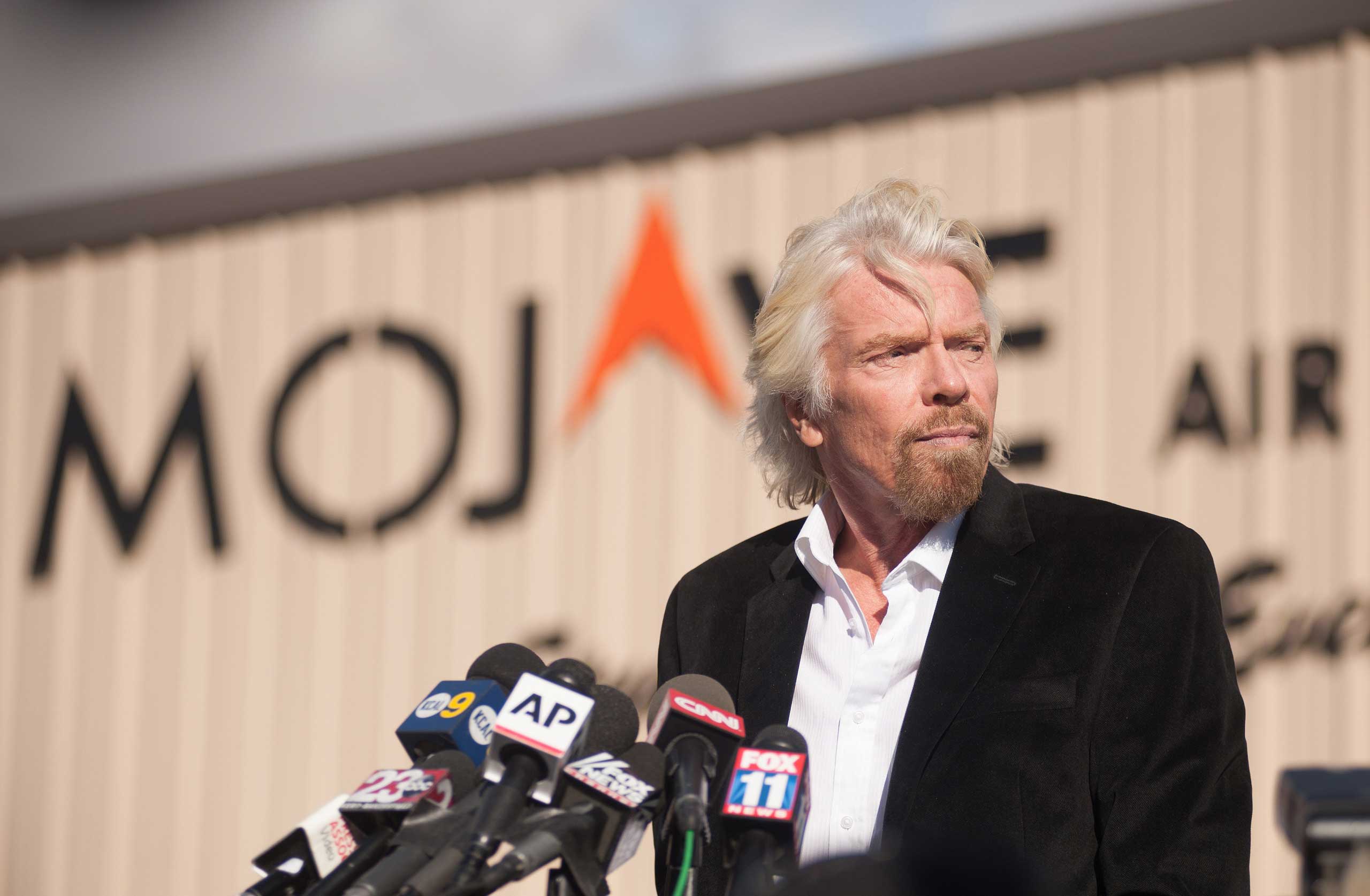 Richard Branson Virgin Galactic