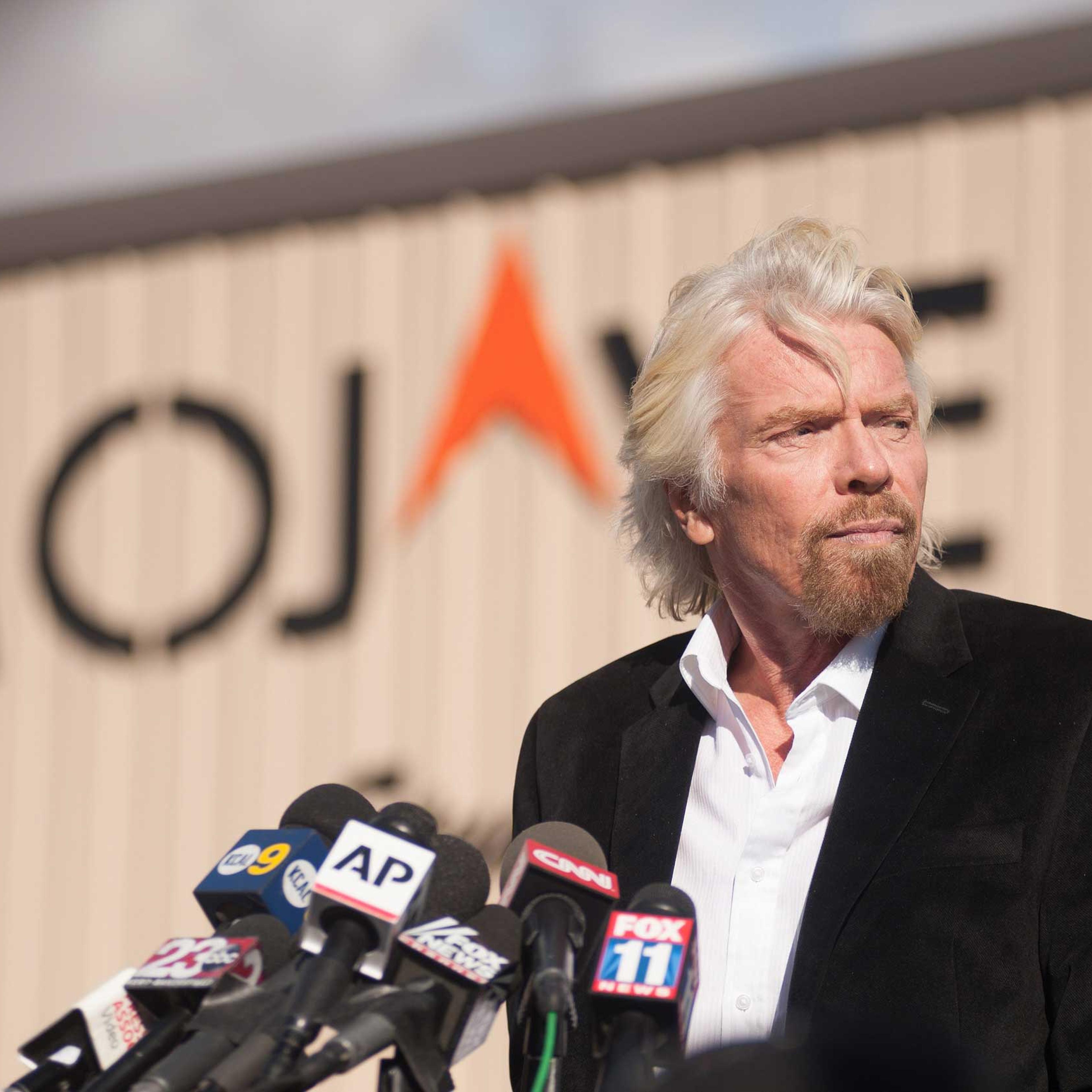 Richard Branson Virgin Galactic