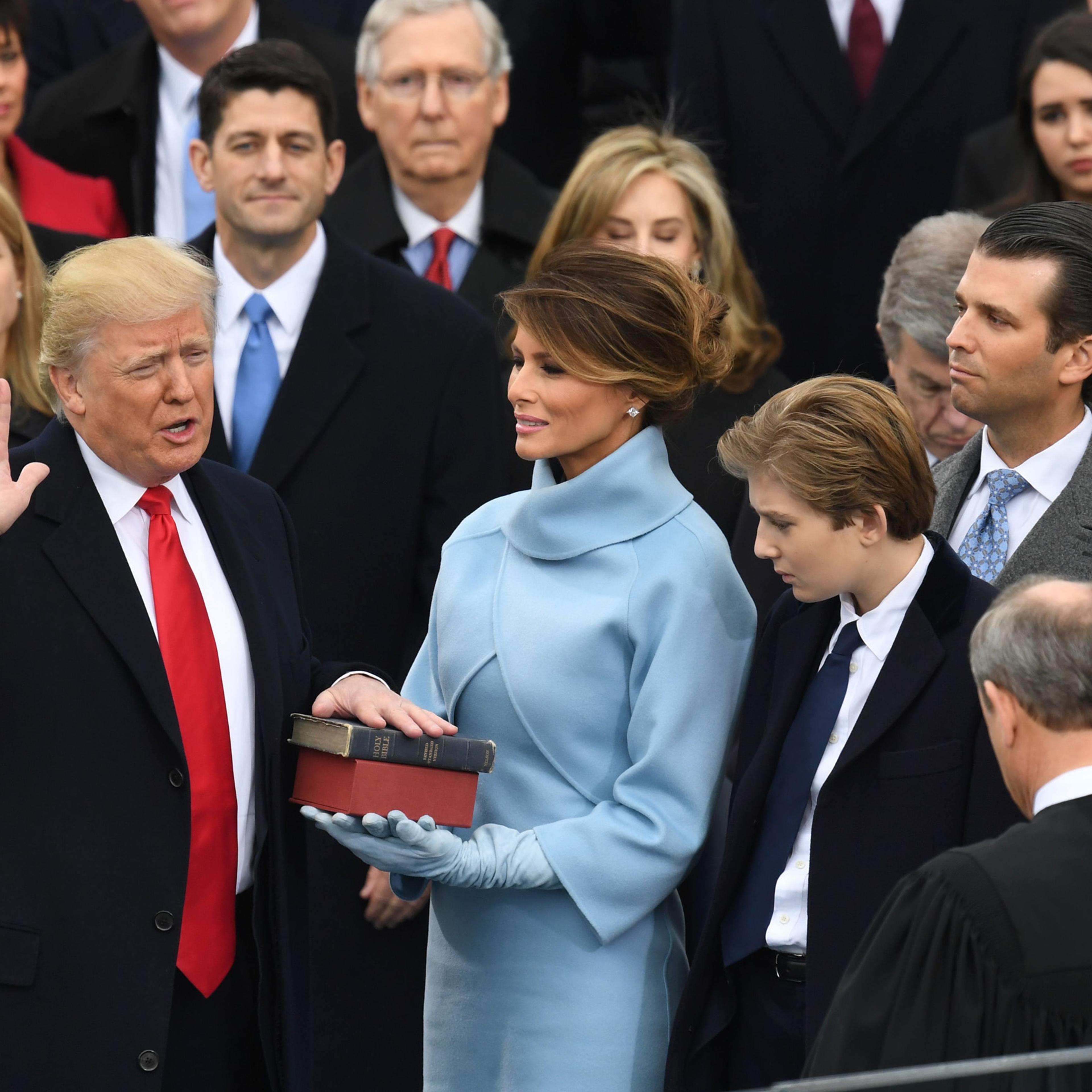 US-POLITICS-TRUMP-INAUGURATION-SWEARING IN