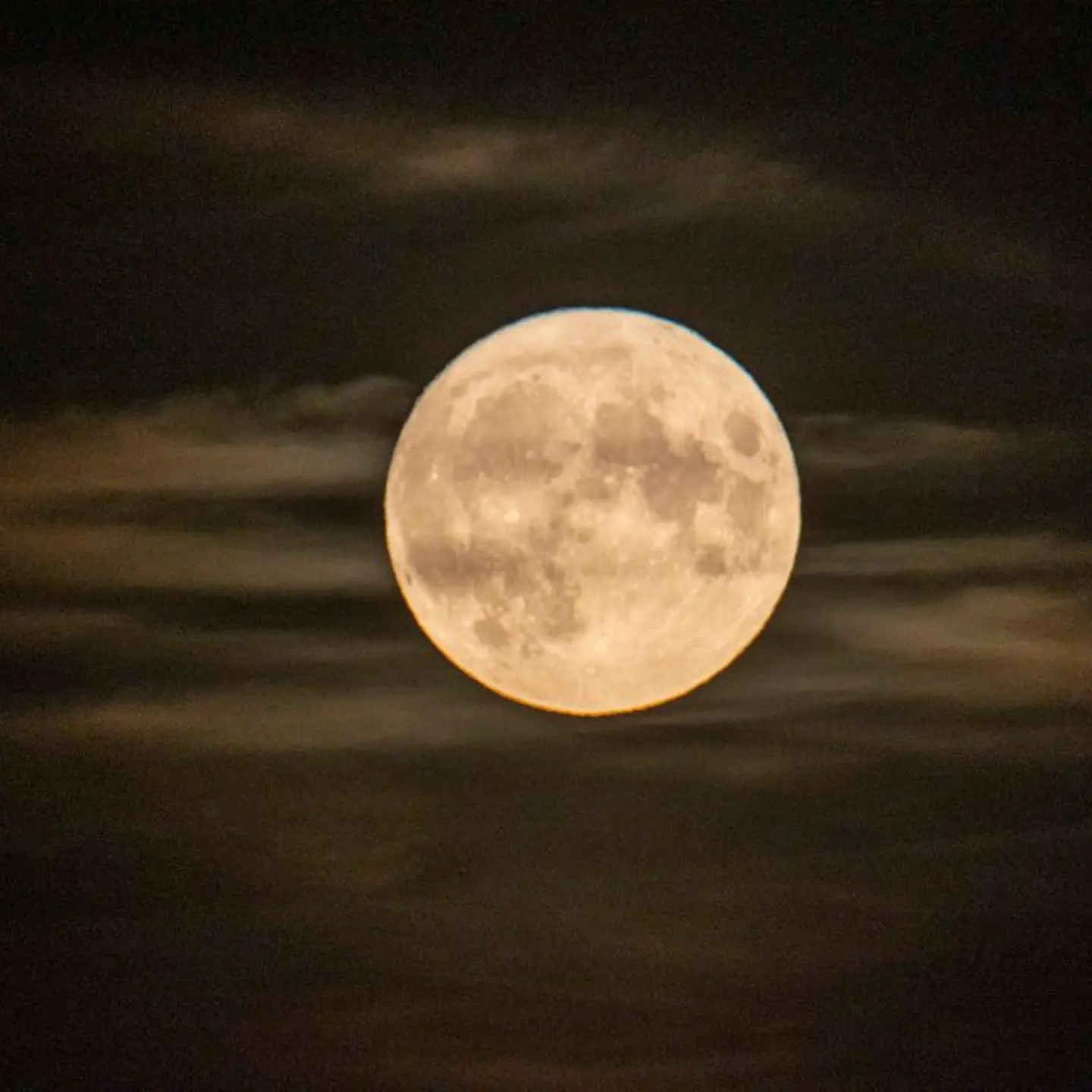 Sturgeon full moon rises over Eindhoven in the Netherlands on Aug. 11, 2022.