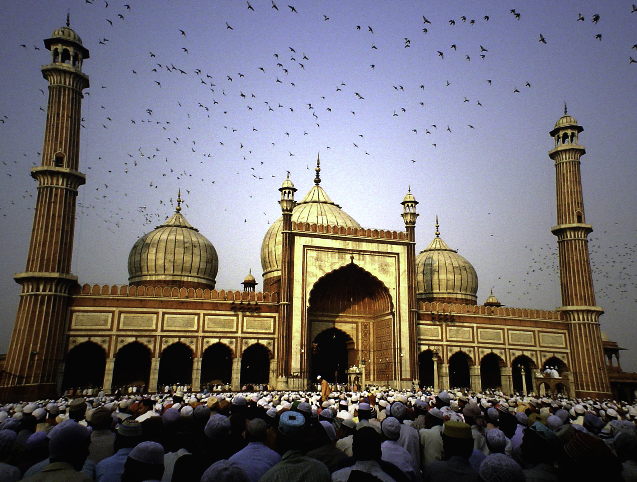 Eid prayers mark the end of Ramadan in India.
