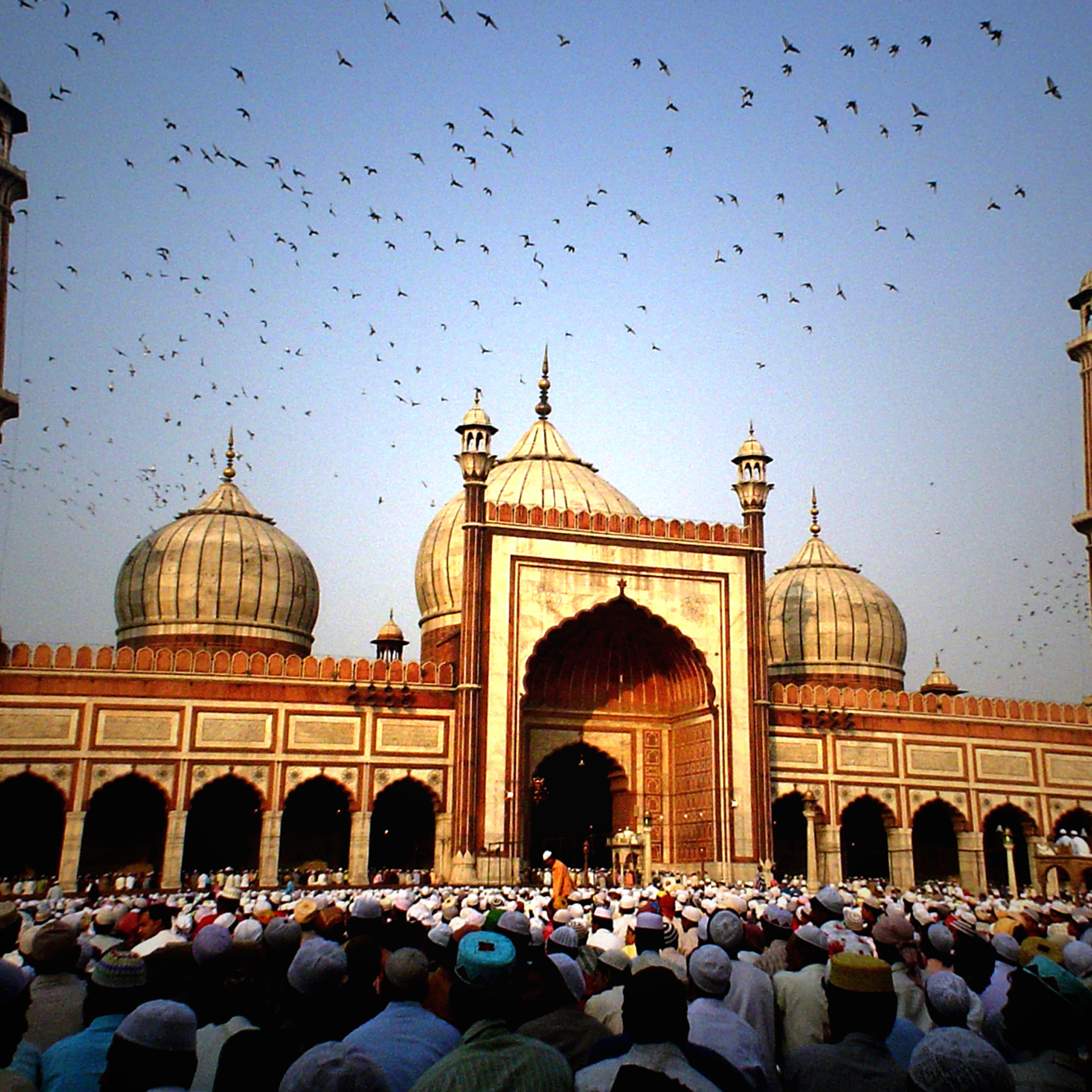 Eid prayers mark the end of Ramadan in India.