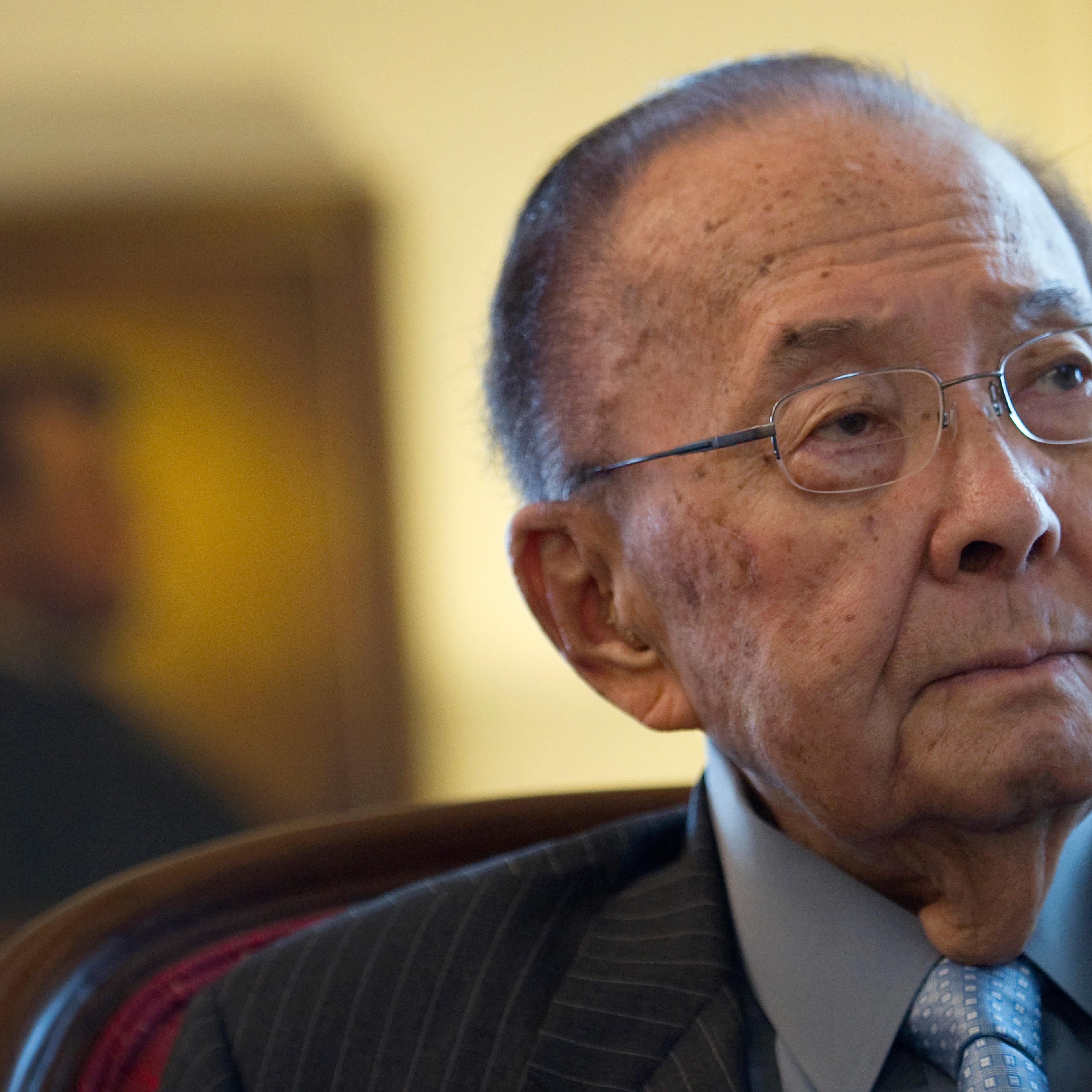 Sen. Daniel Inouye, D-Hawaii, is interviewed in his U.S. Capitol office on July 26, 2012.