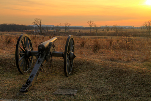 Union Canon at Cemetery Ridge in Gettysburg, Pa.