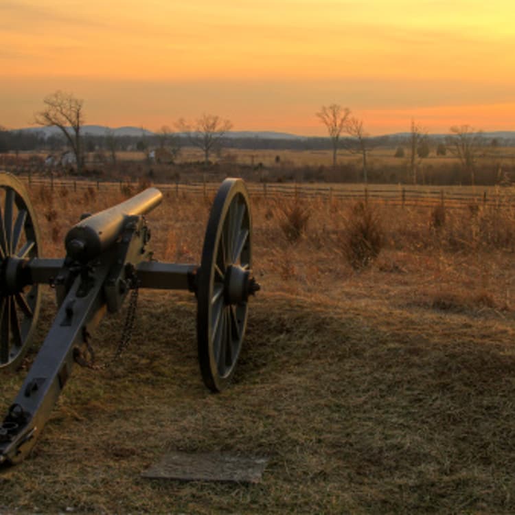 Union Canon at Cemetery Ridge in Gettysburg, Pa.