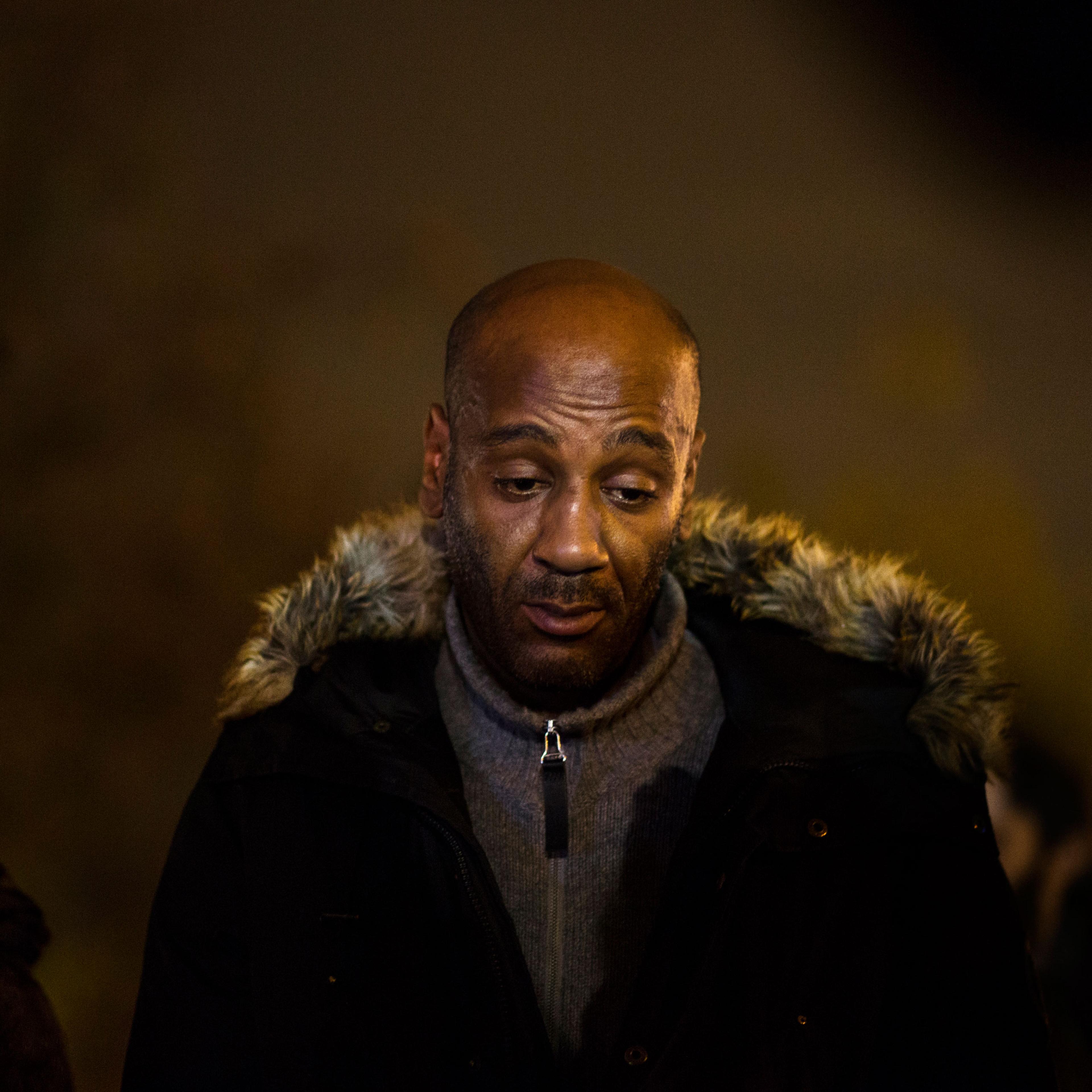Paris Mourners on Place de la Republique