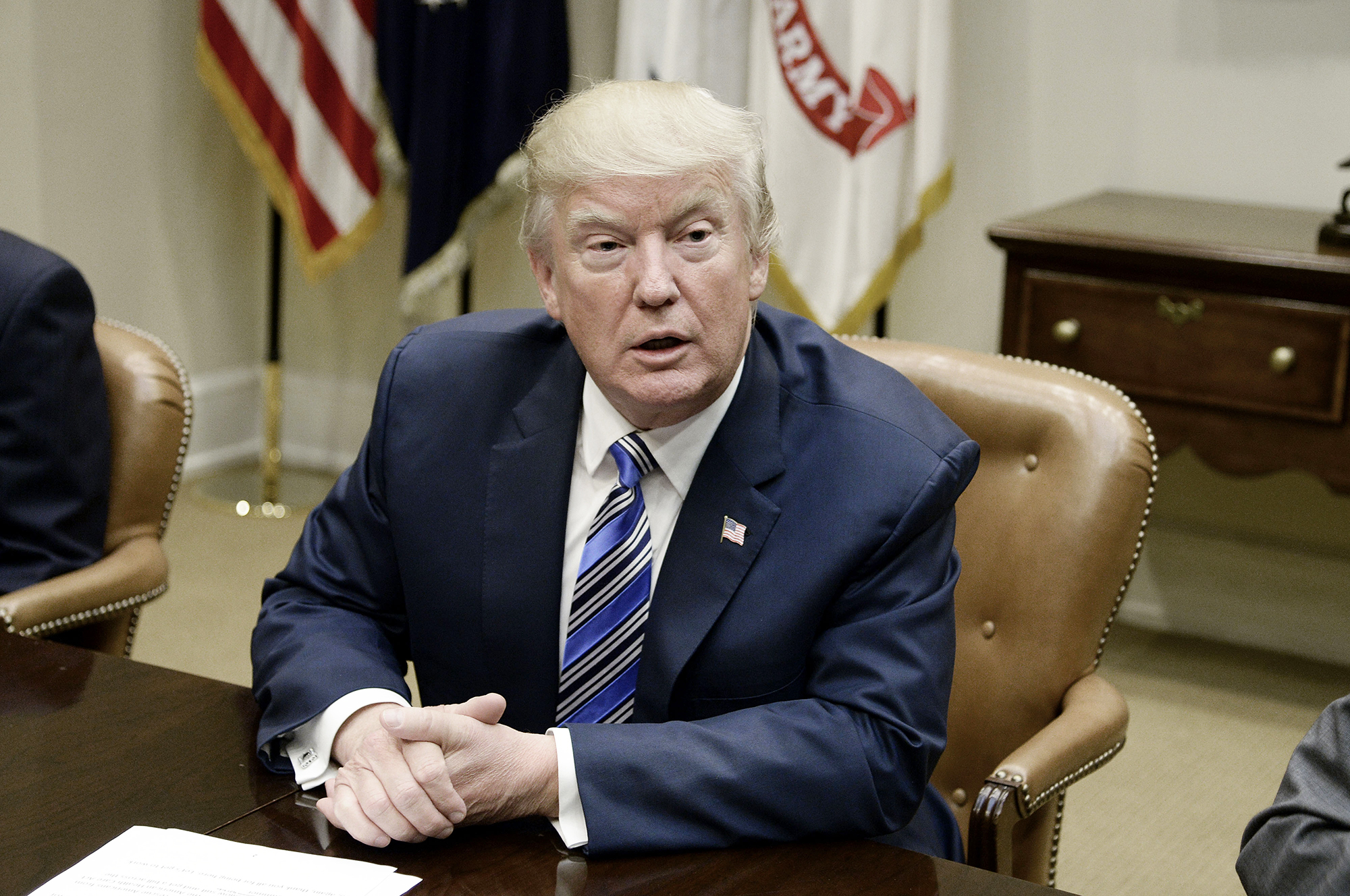 President Trump Meets With Senate And House Leadership At The White House