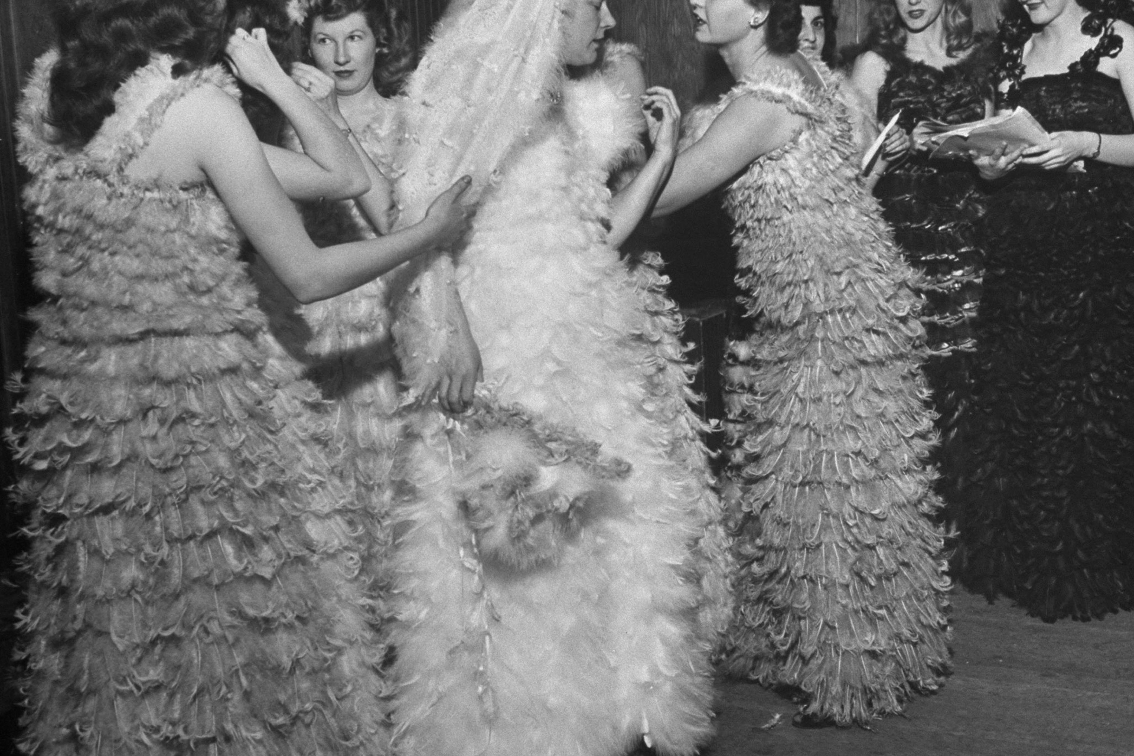 new years eve dress feathers Party Plumage