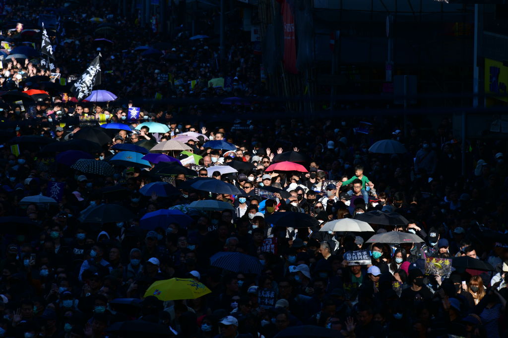 TOPSHOT-HONG KONG-CHINA-POLITICS-UNREST