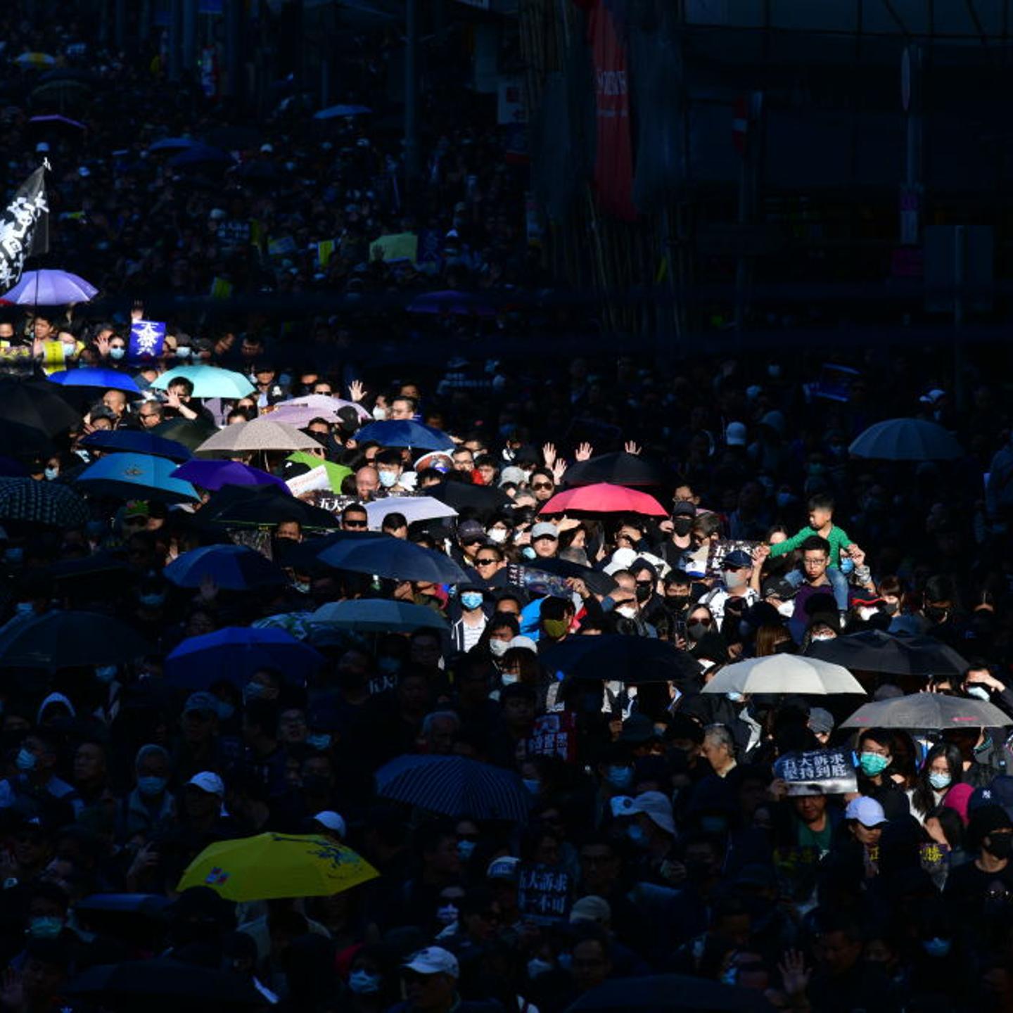 TOPSHOT-HONG KONG-CHINA-POLITICS-UNREST