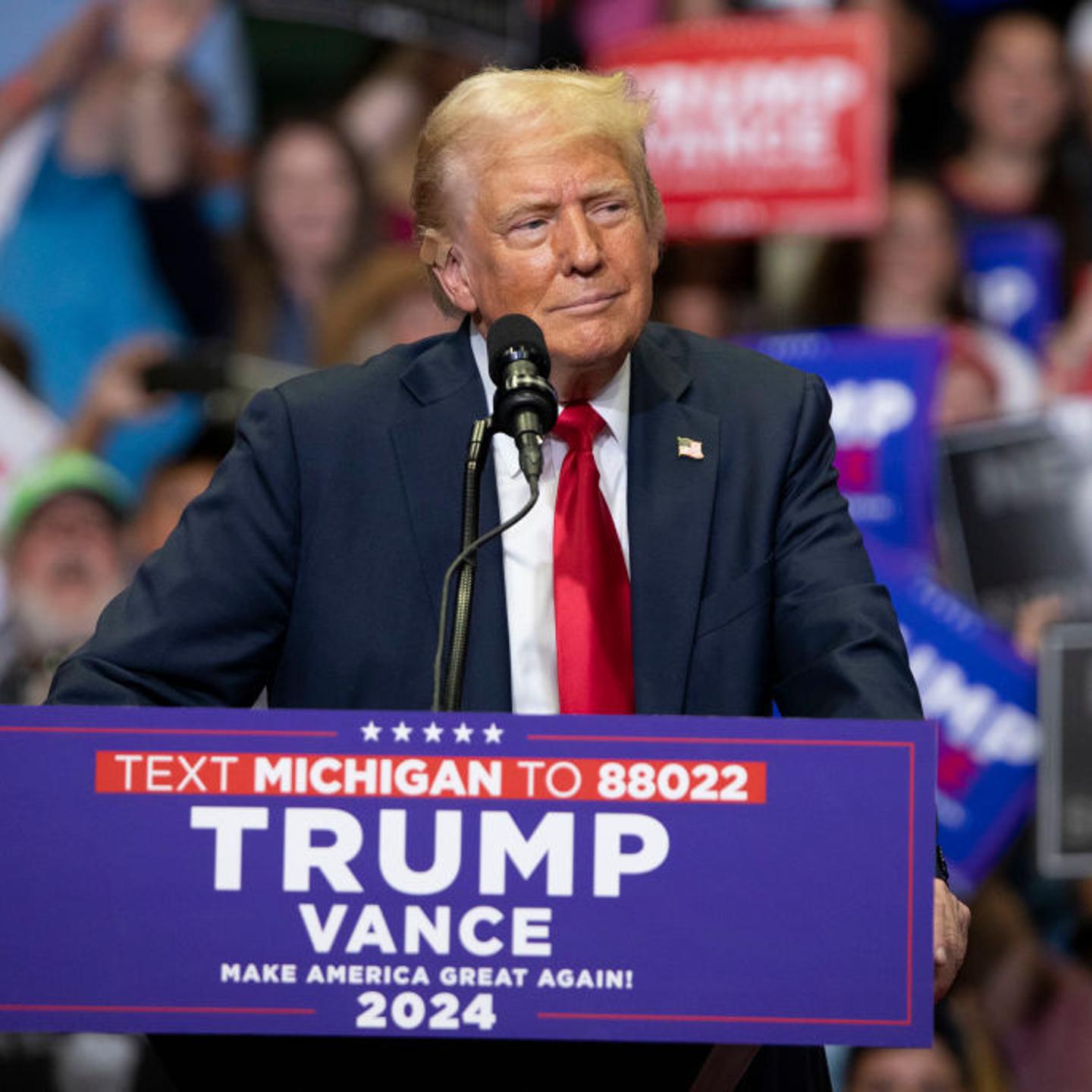 Donald Trump And J.D. Vance Hold First Joint Campaign Rally After The RNC