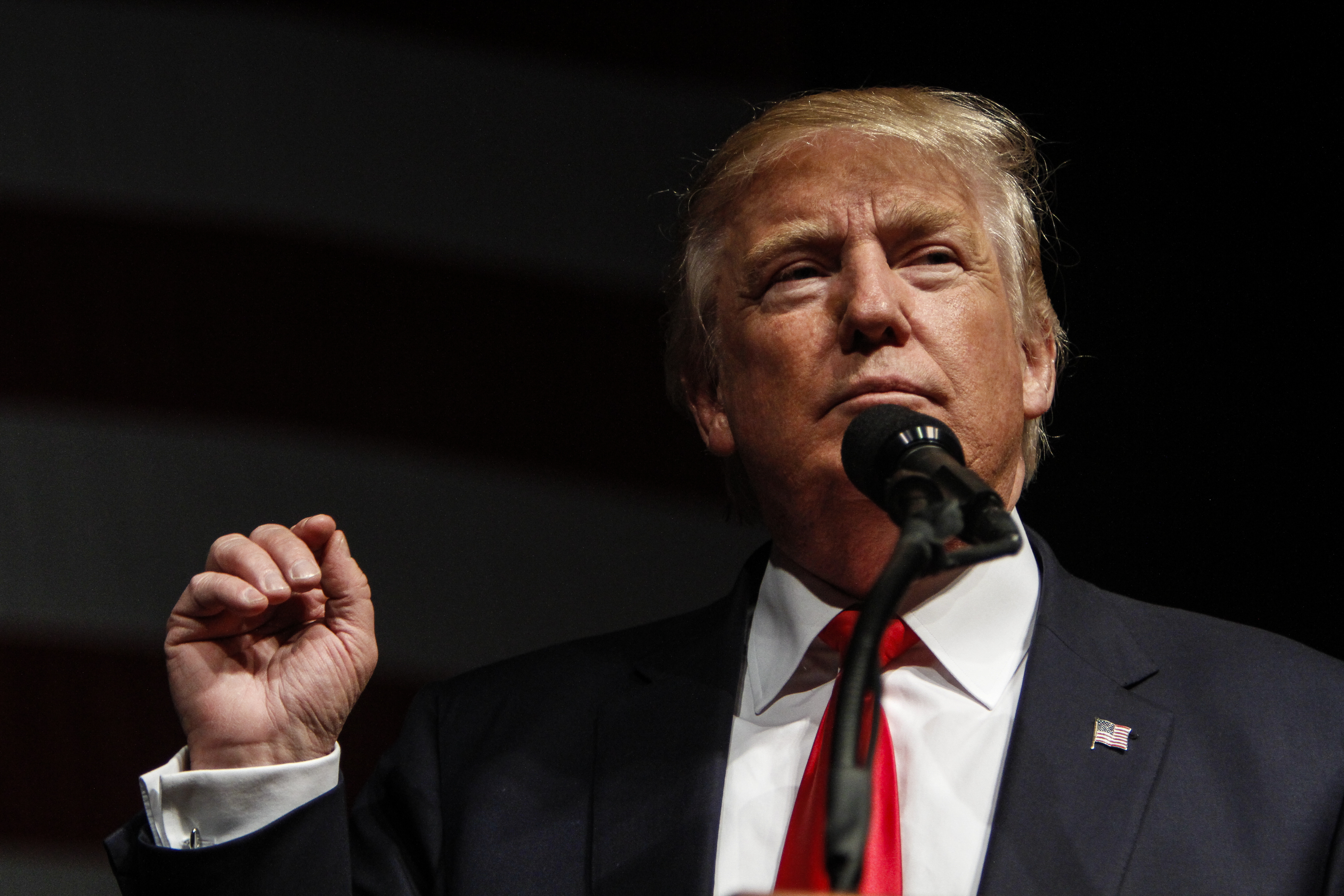 Donald Trump Holds Campaign Rally In Bangor, Maine