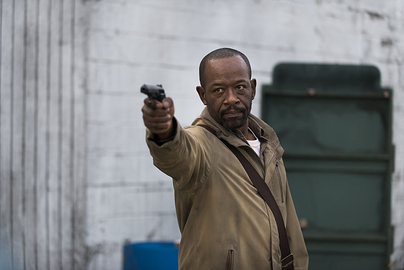 Lennie James as Morgan Jones in The Walking Dead Season 6, Episode 16