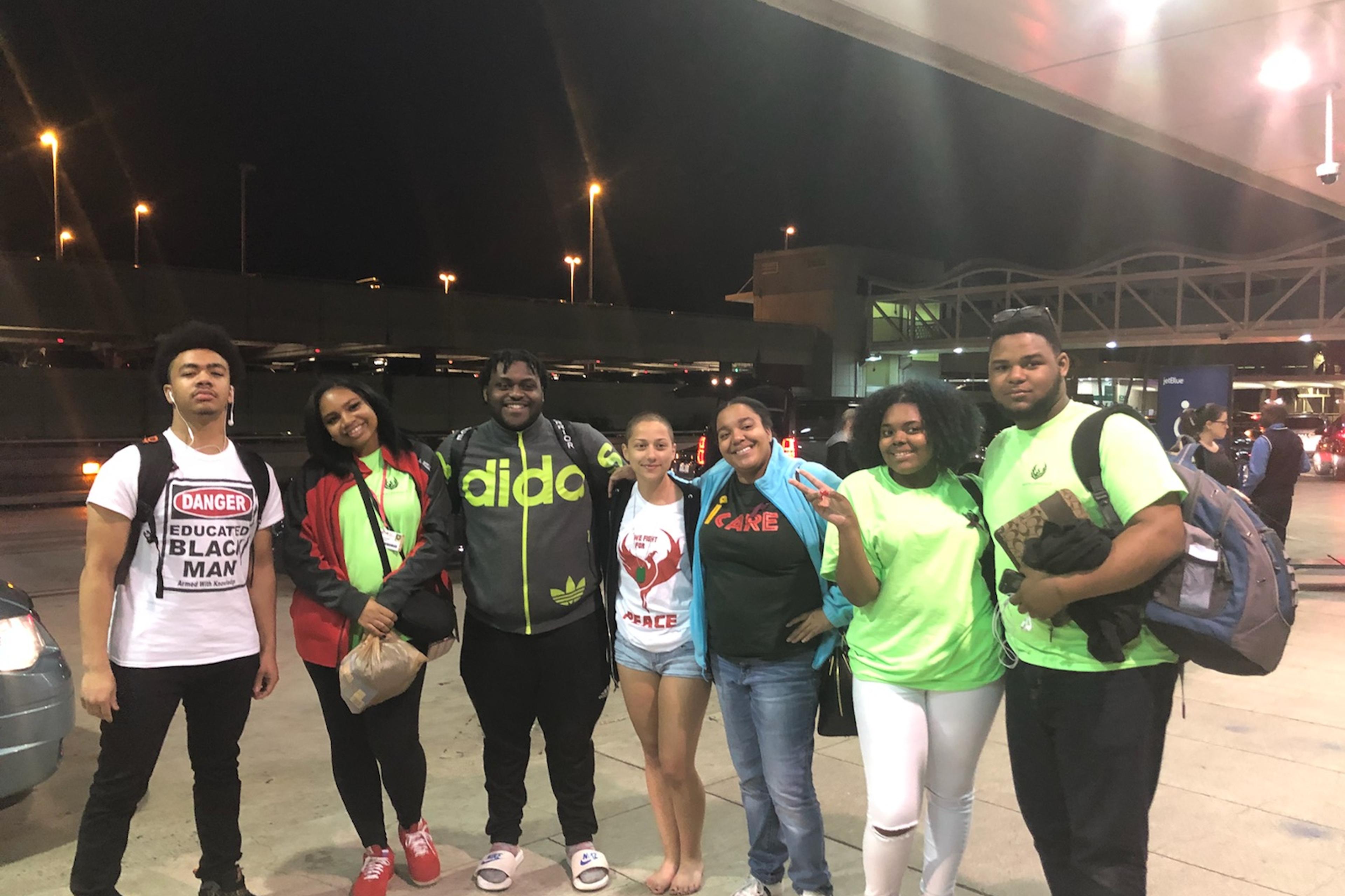 Parkland students meet with Chicago's Peace Warriors