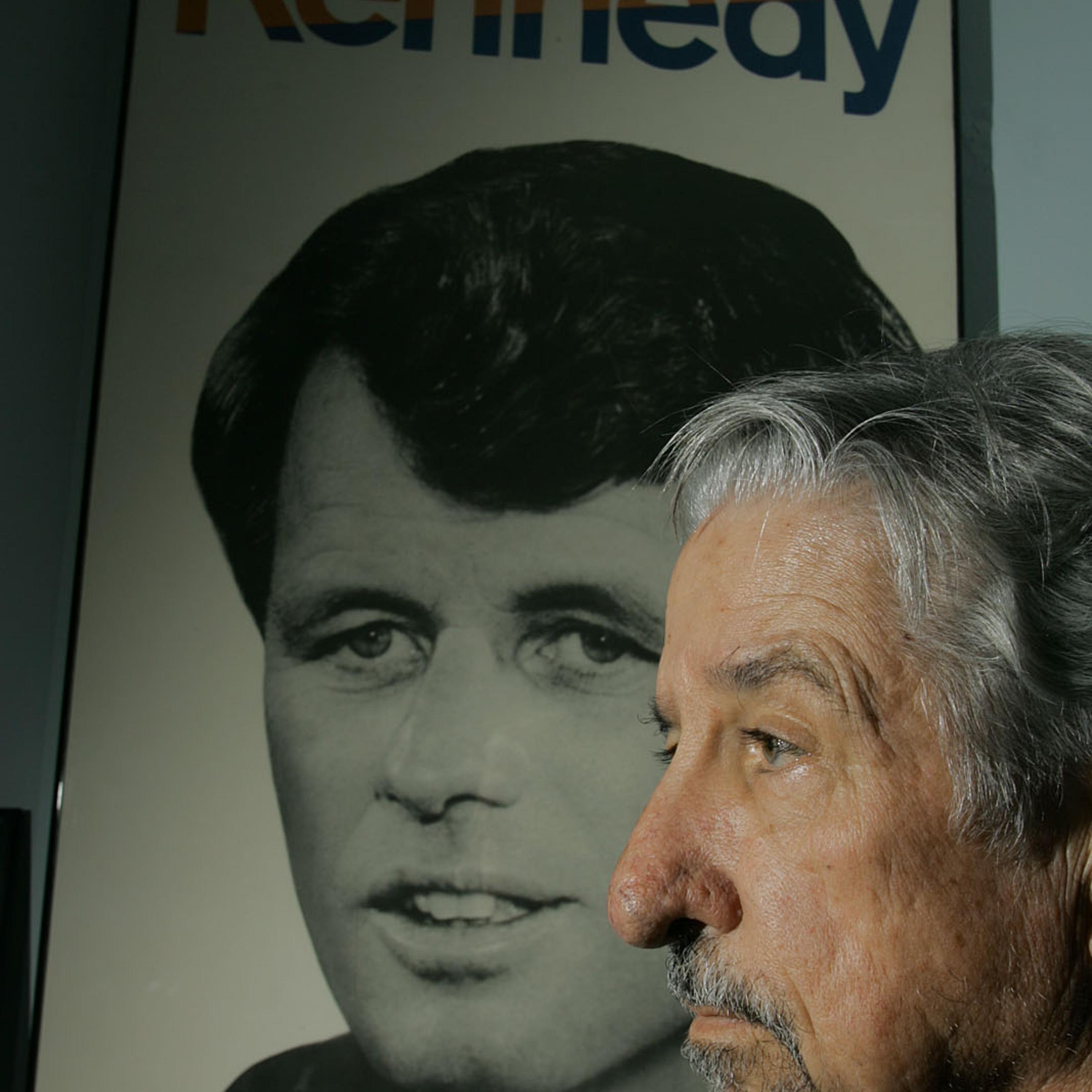 Tom Hayden is photographed on 10/23/2006 in his Culver City. Hayden is a founding member of the New