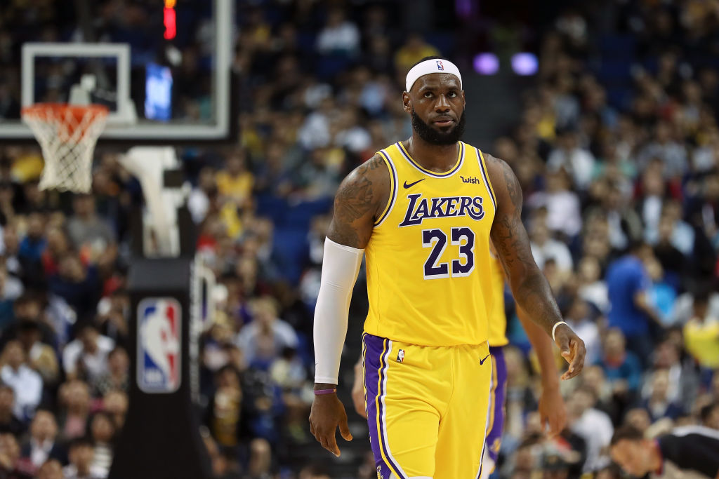 LeBron James China NBA