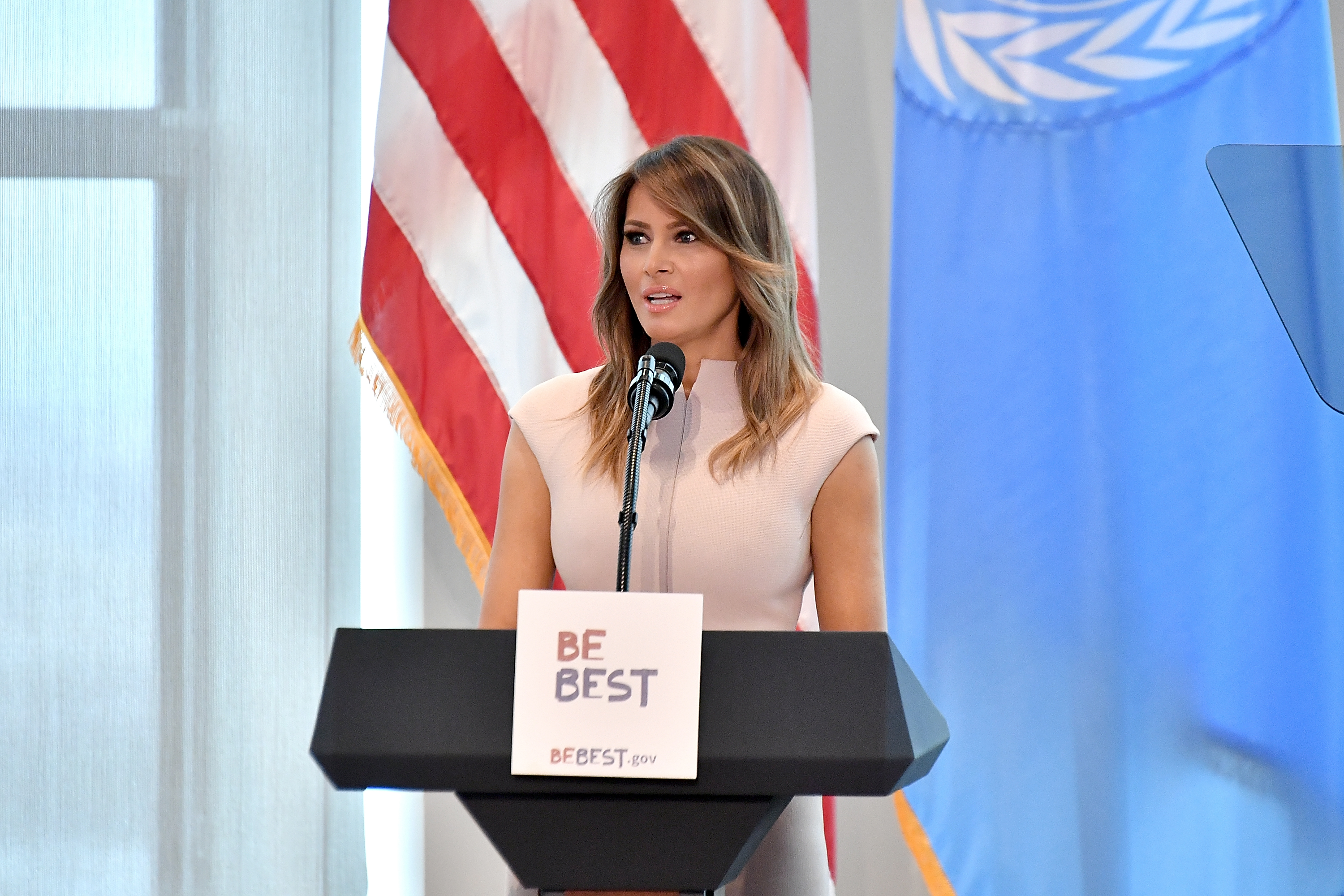 First Lady Melania Trump Hosts Reception For Attendees Of The United Nations